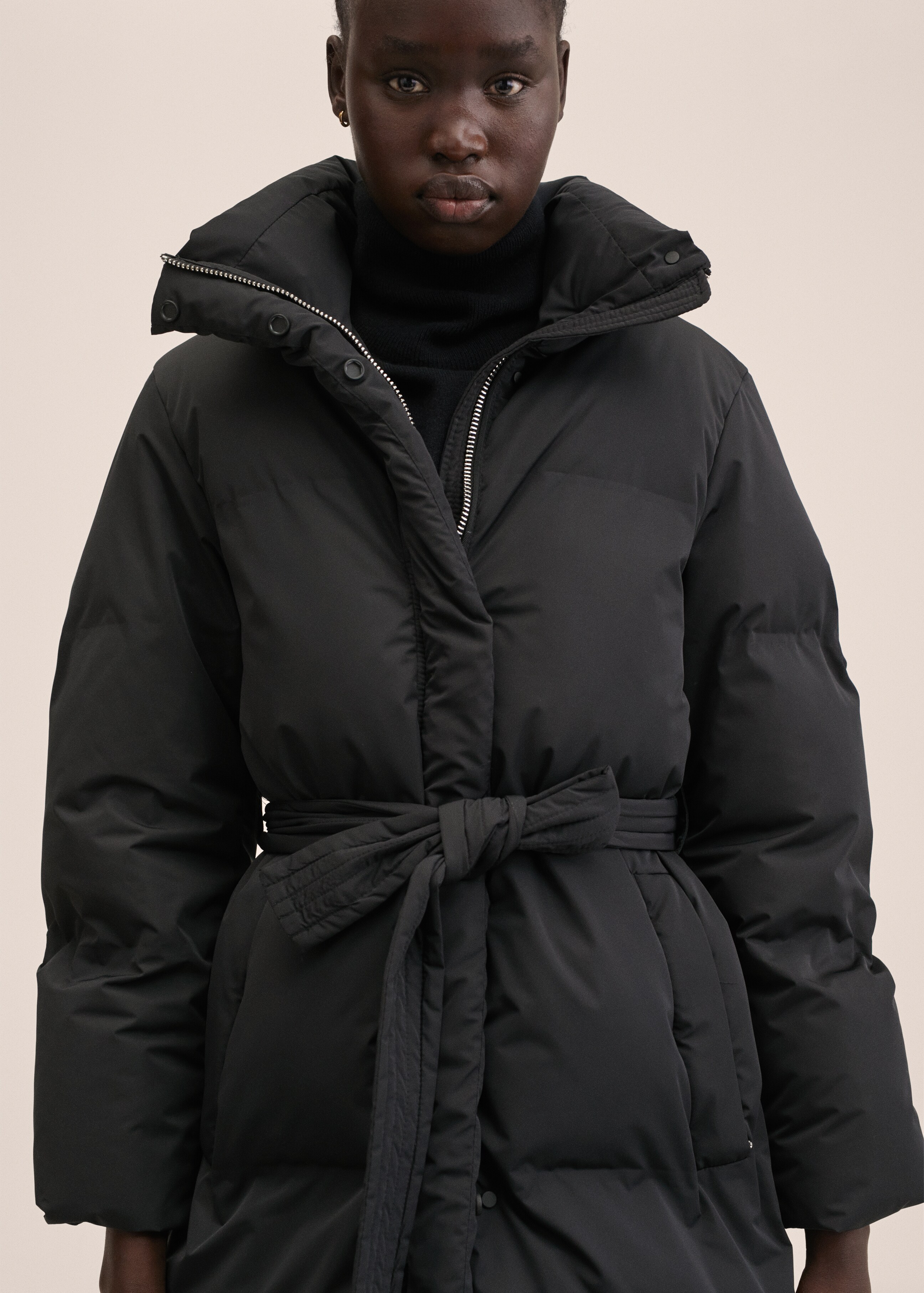 Water-repellent quilted coat - Details of the article 2