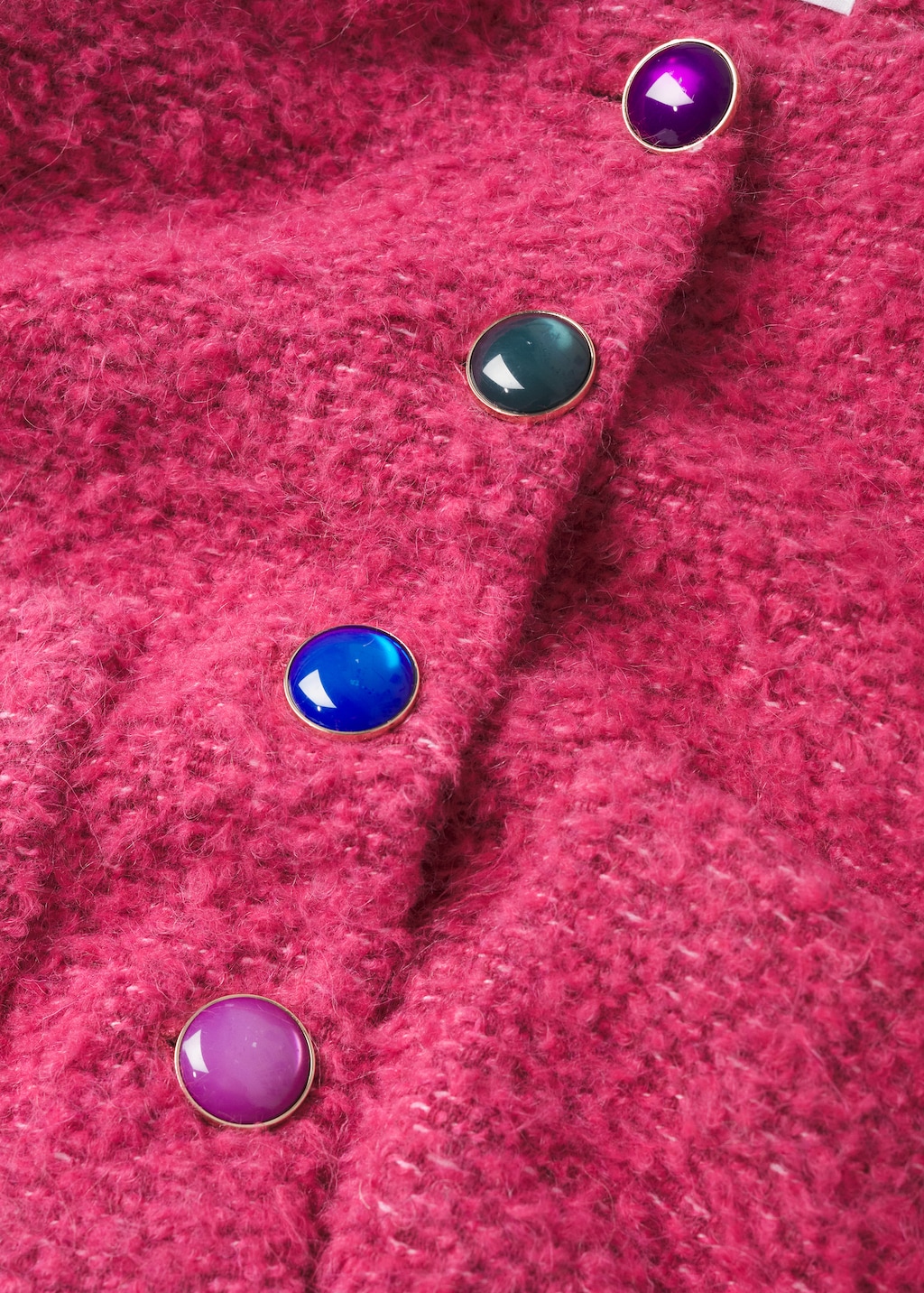 Tweed jacket with jewel buttons - Details of the article 8