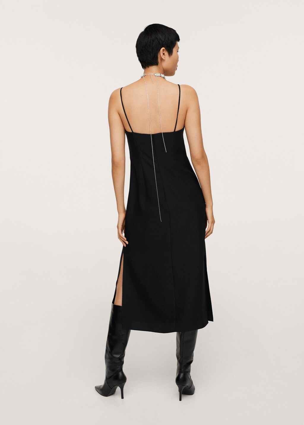 Spaghetti strap dress - Reverse of the article