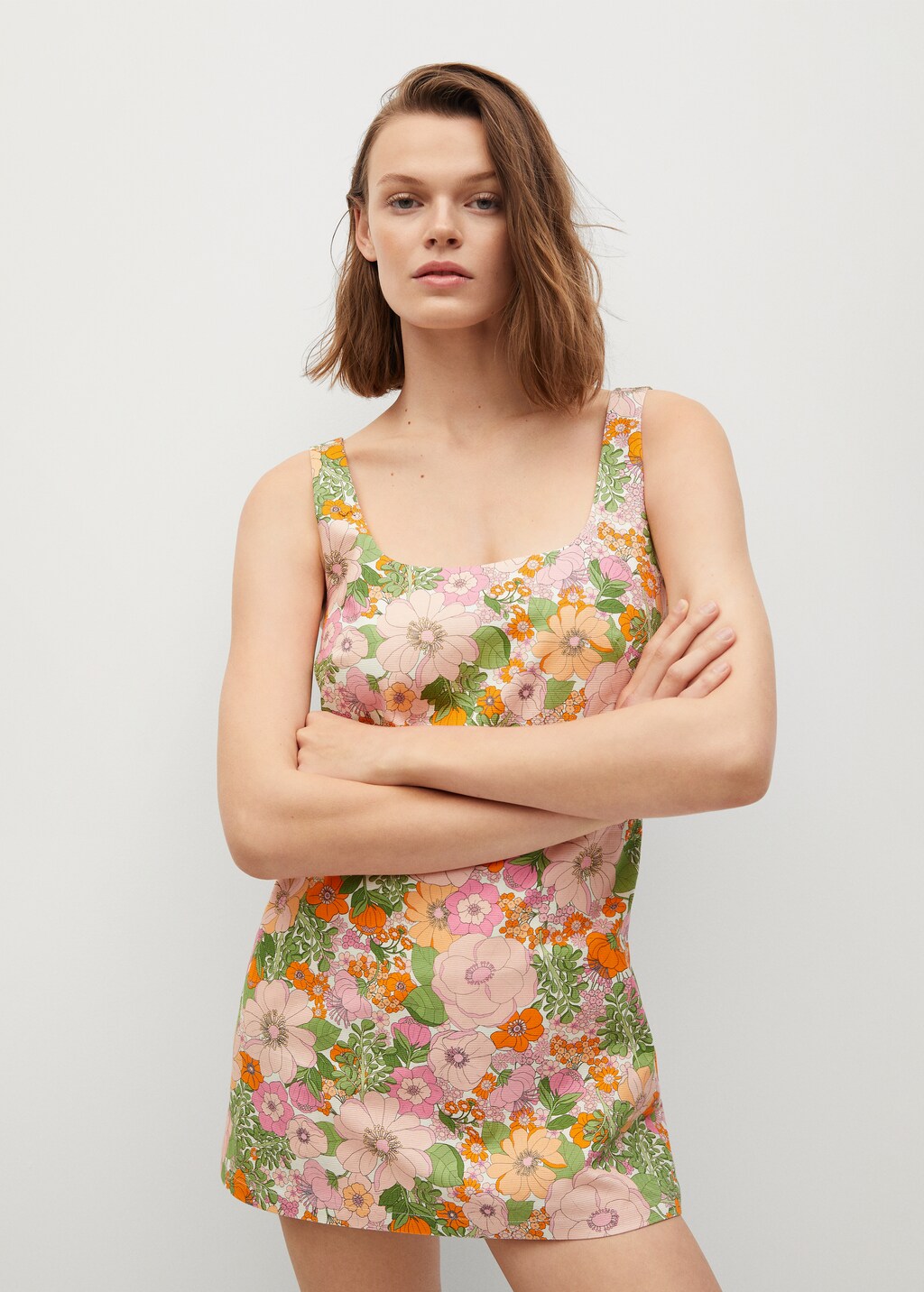 Floral print jumpsuit - Medium plane