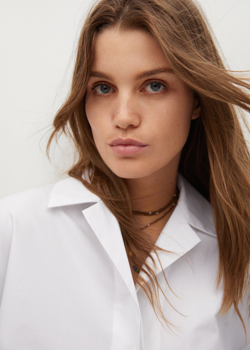 Oversize cotton shirt - Details of the article 1