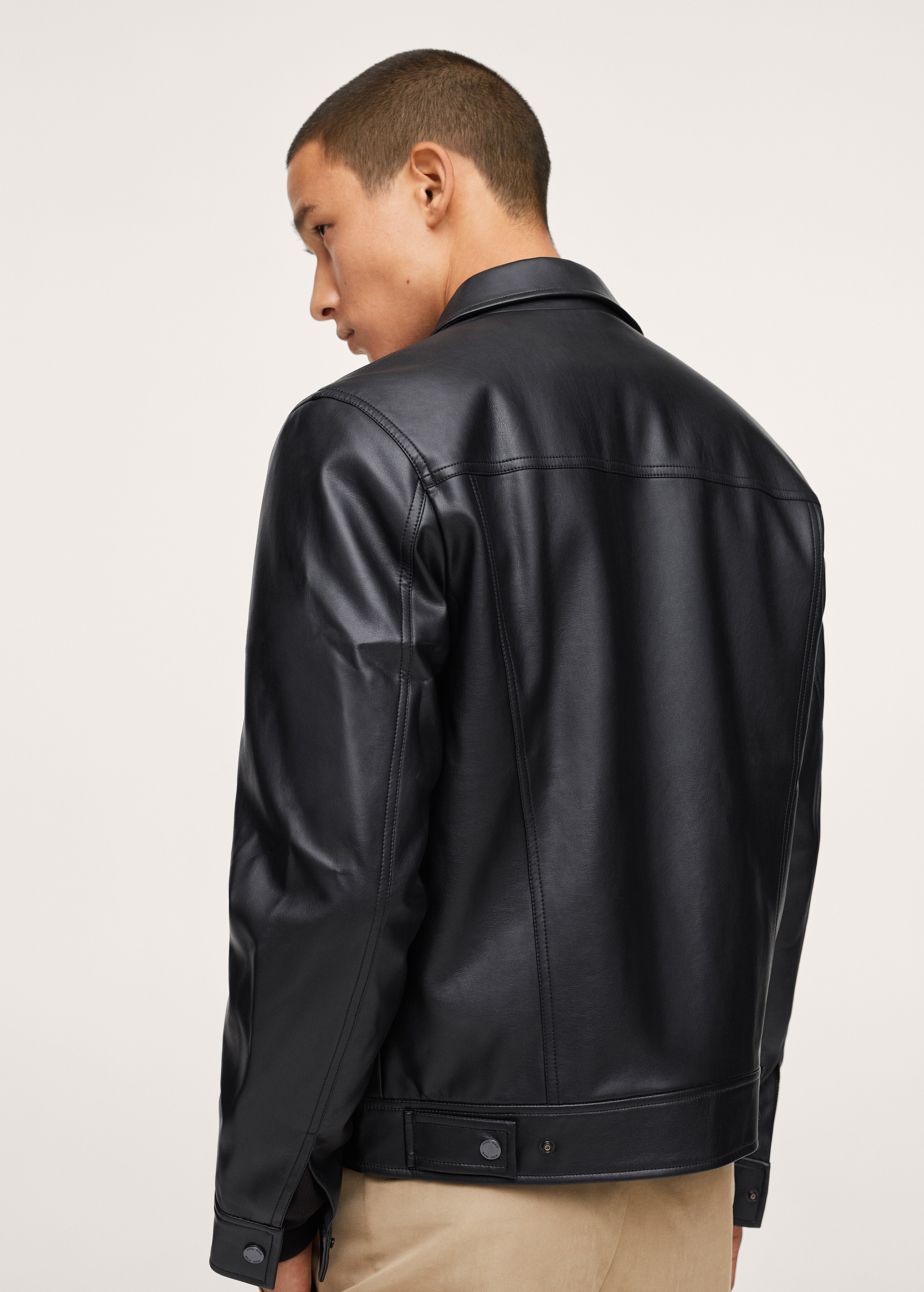 Faux-leather jacket - Details of the article 2