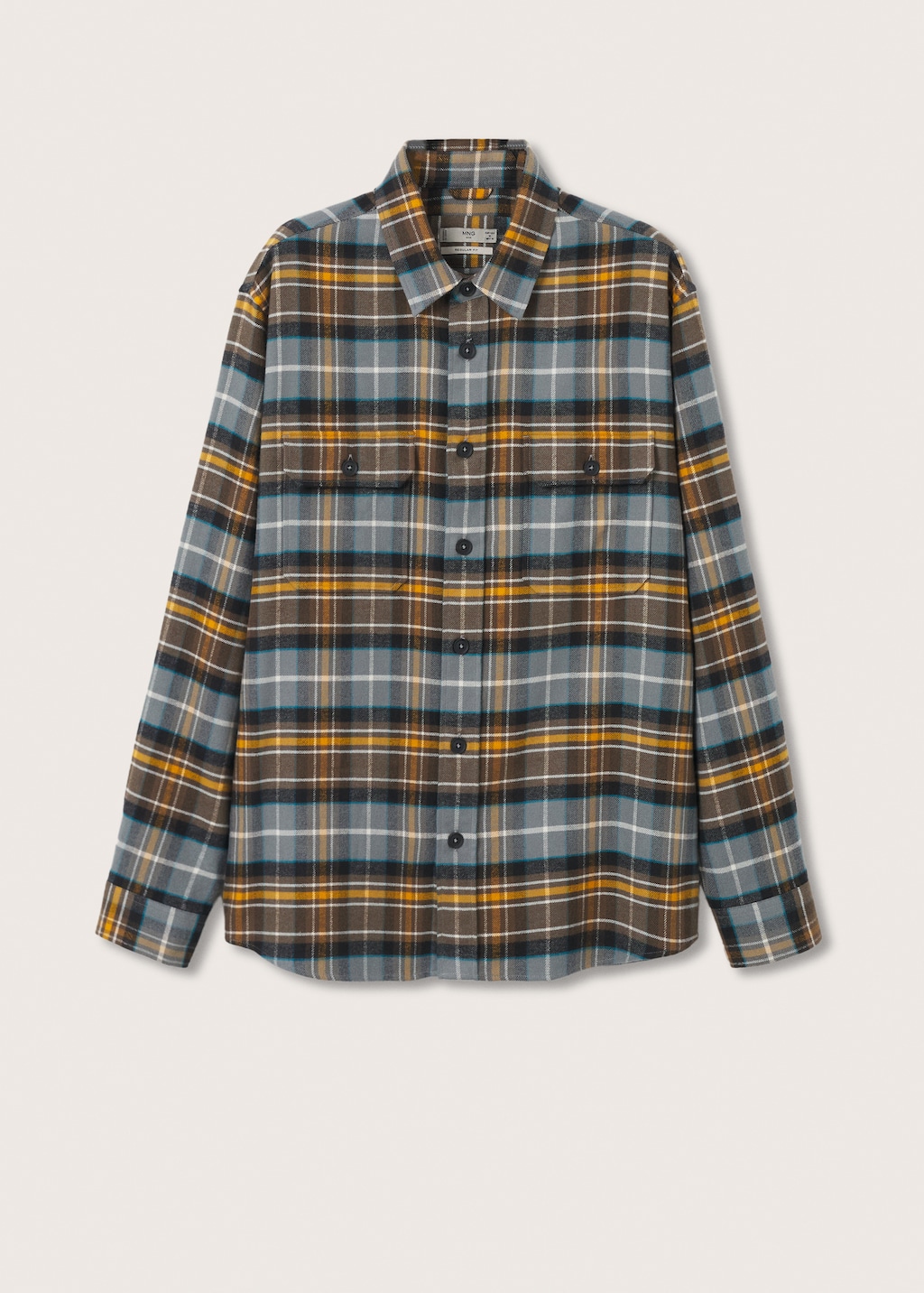 Checked flannel shirt - Article without model