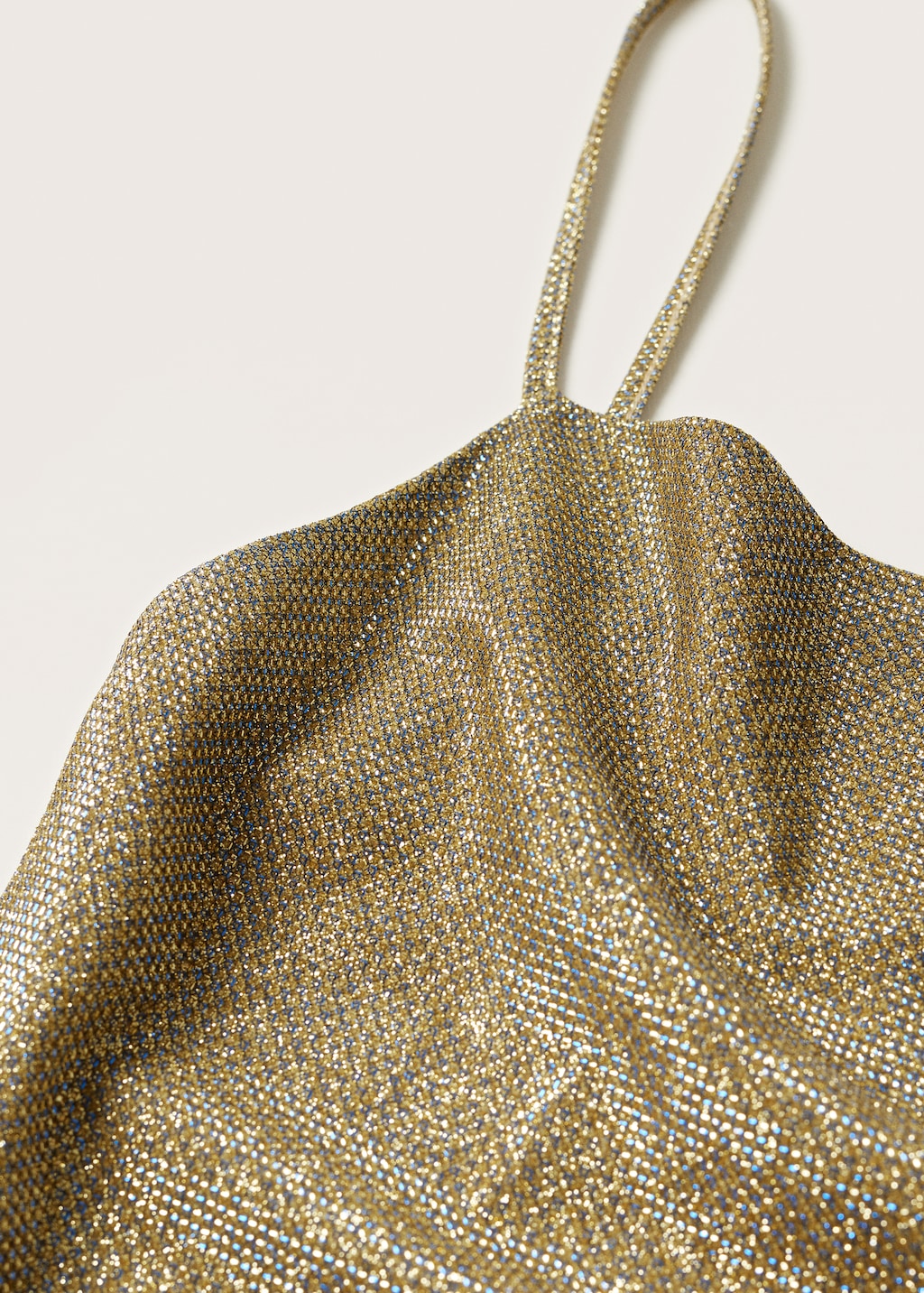 Shiny textured dress - Details of the article 8