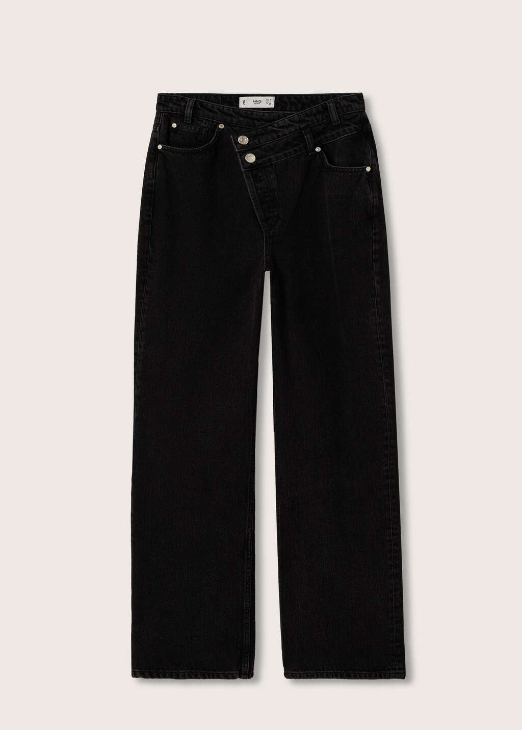 High waist straight jeans - Article without model