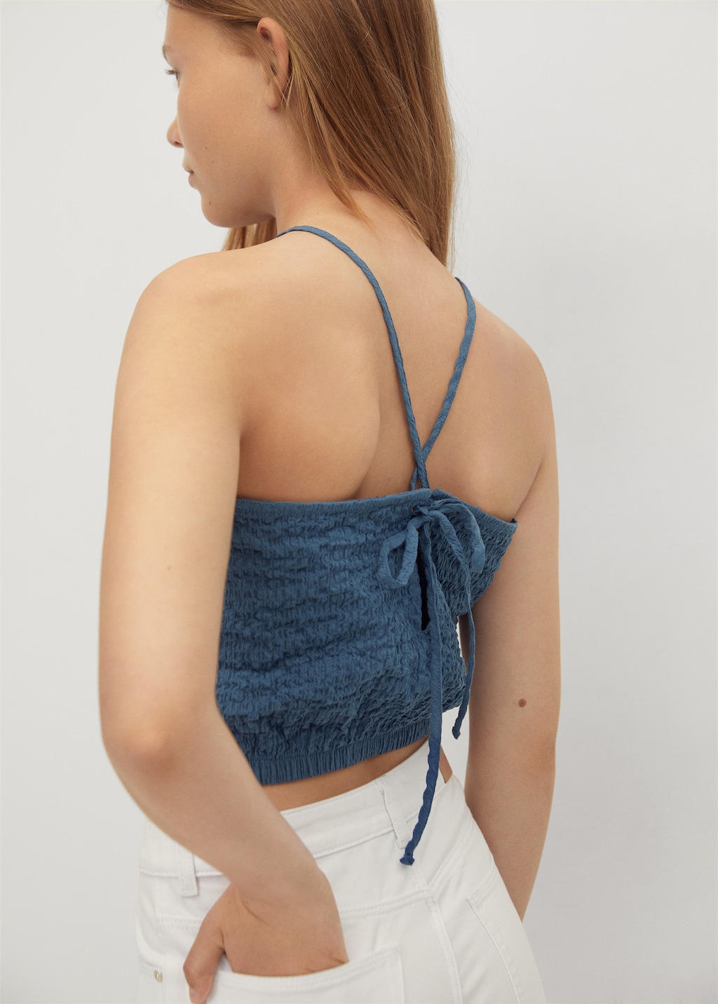 Top cuello halter - Reverso del artículo