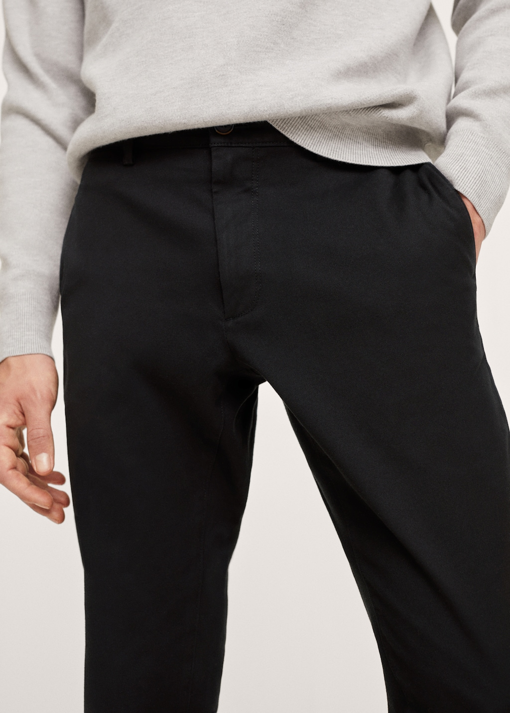 Pantalons xinesos slim fit sarja - Detall de l'article 1