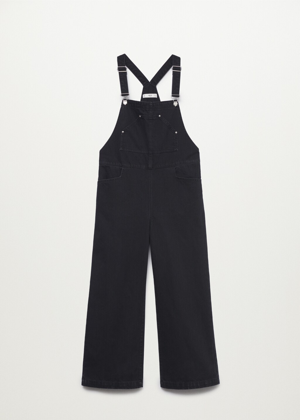 Wide-leg denim dungarees - Article without model