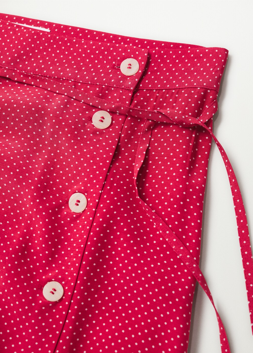 Polka-dot midi skirt - Details of the article 8