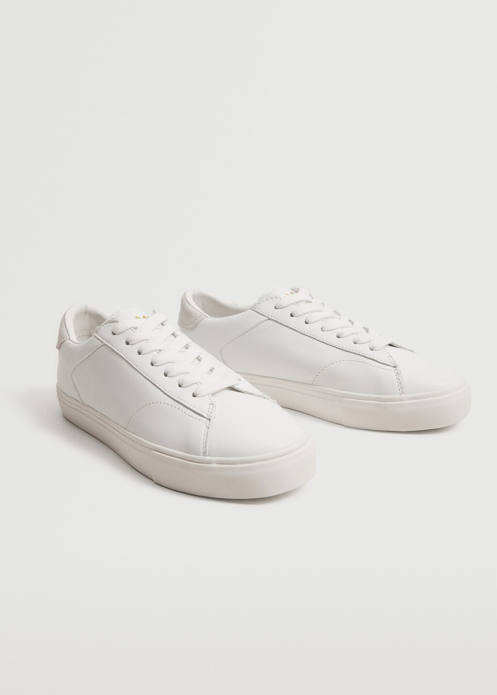 Lace-up leather sneakers - Medium plane 