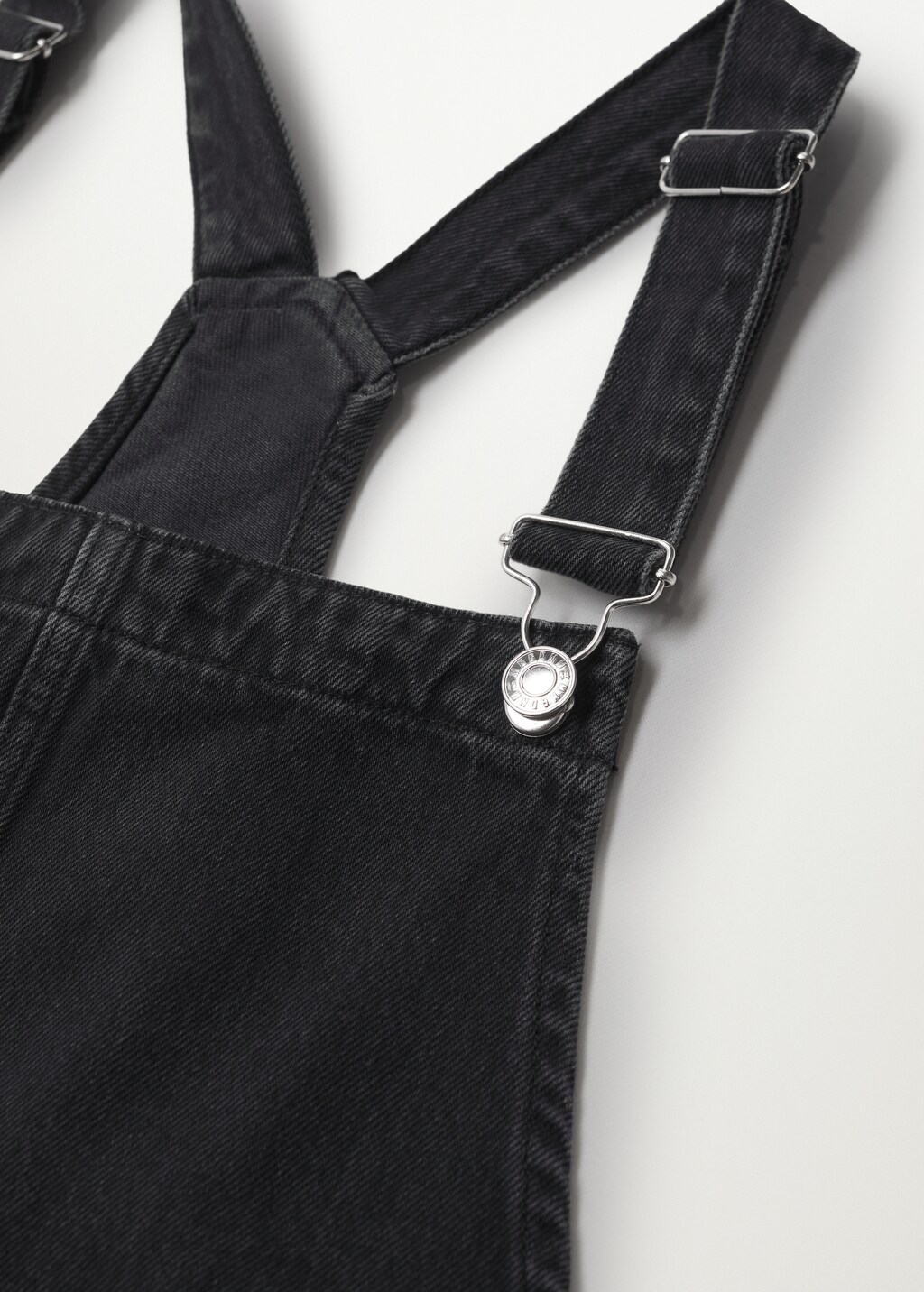 Lined denim dungarees - Details of the article 8