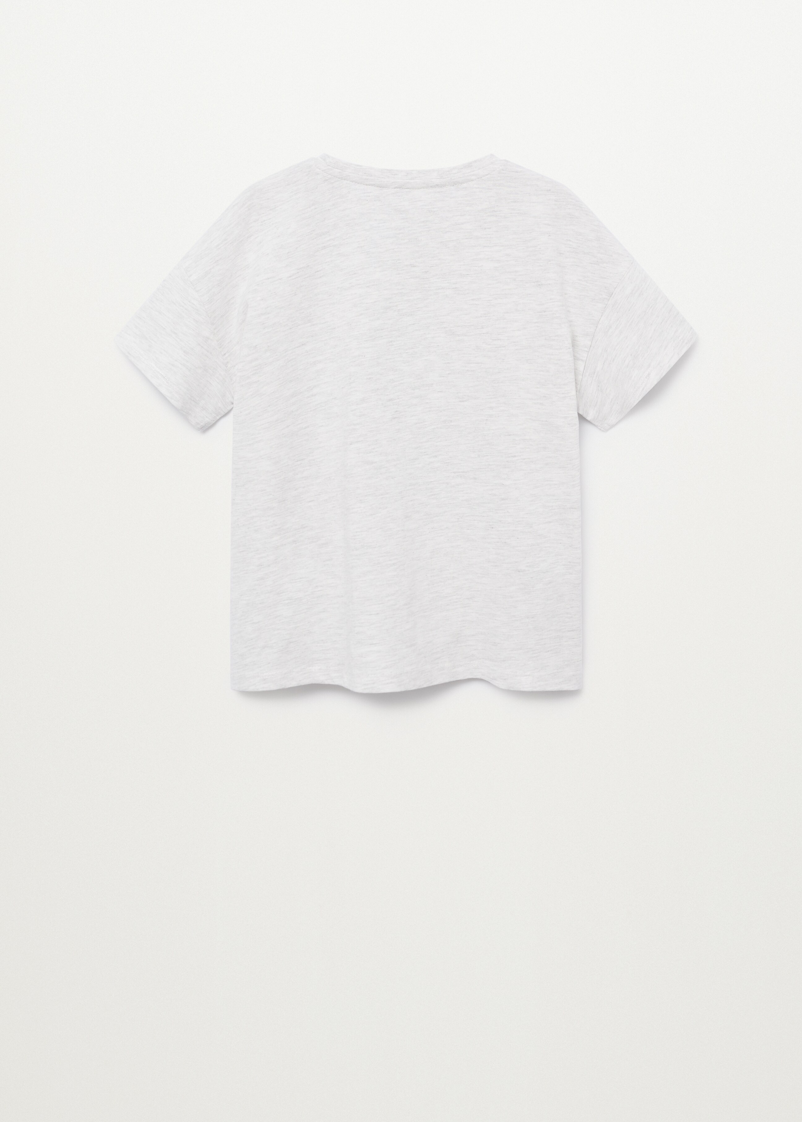 Camiseta algodón lentejuelas - Reverso del artículo