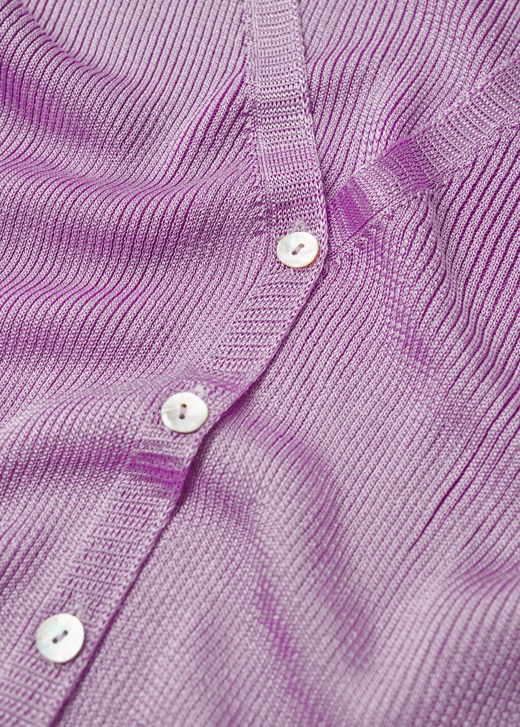 Ribbed knit cardigan - Details of the article 8