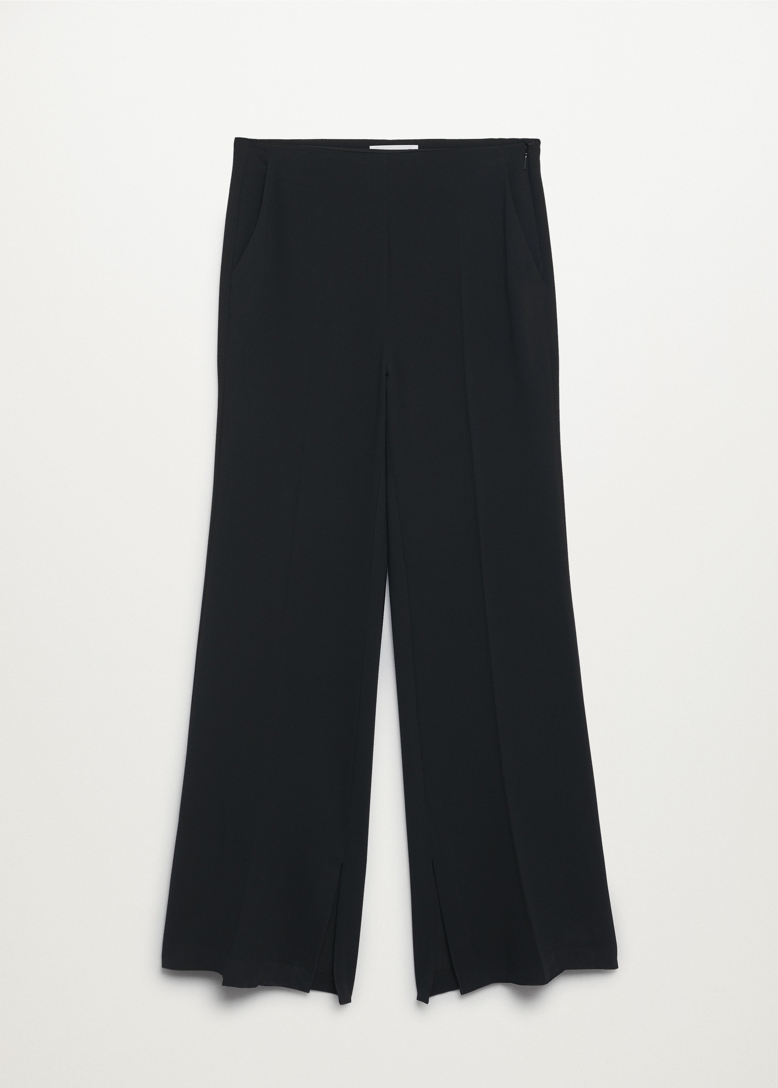 Slit hem trousers