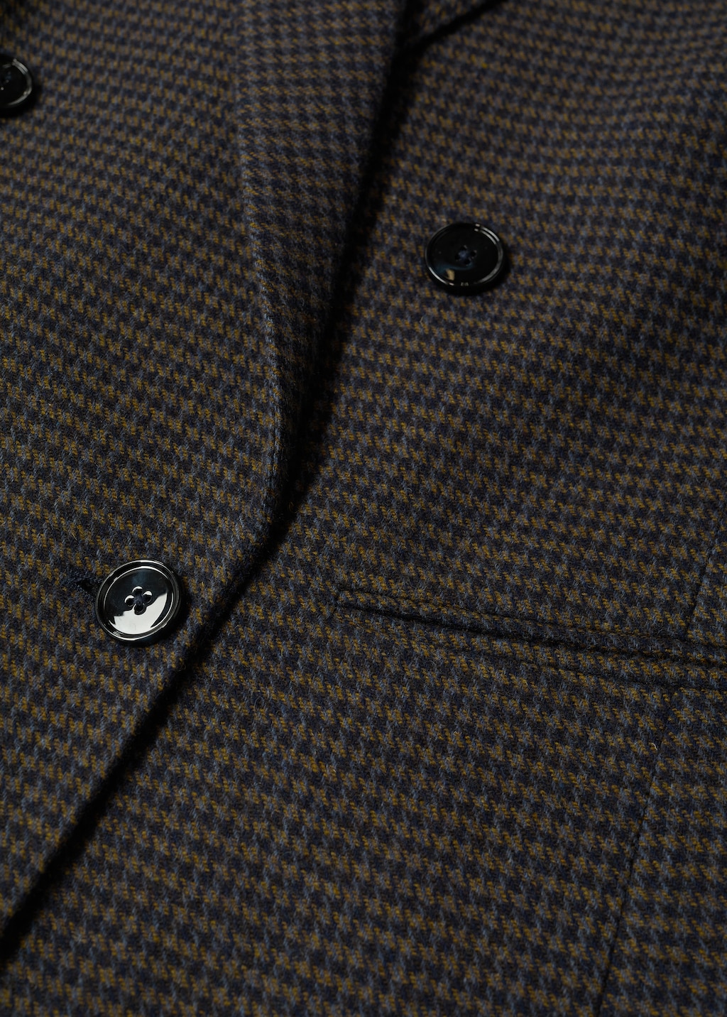 Checked wool-blend overcoat - Details of the article 8