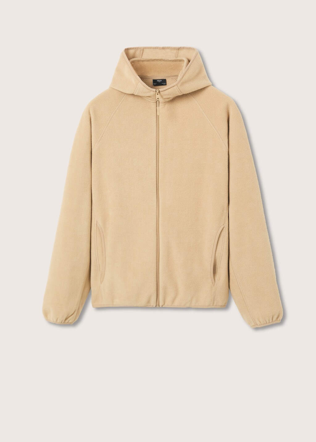 Zip-up fleece sweatshirt - Article without model