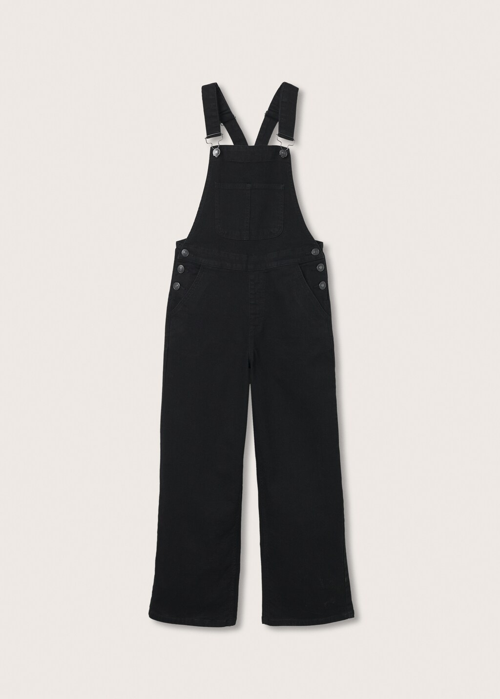 Wide-leg denim dungarees - Article without model