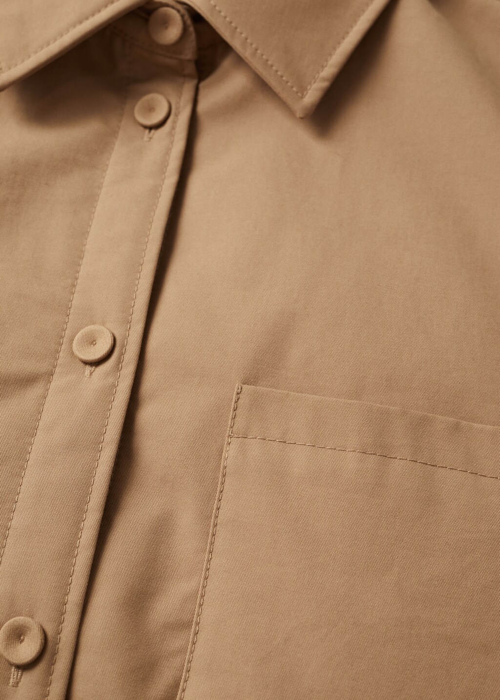 Oversized overshirt with pockets - Details of the article 8