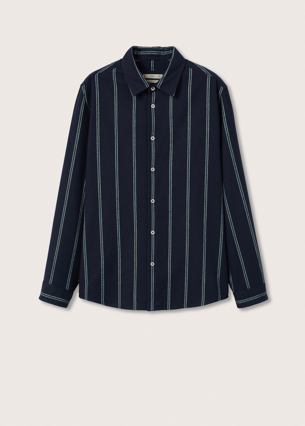 Striped flannel shirt - Article without model