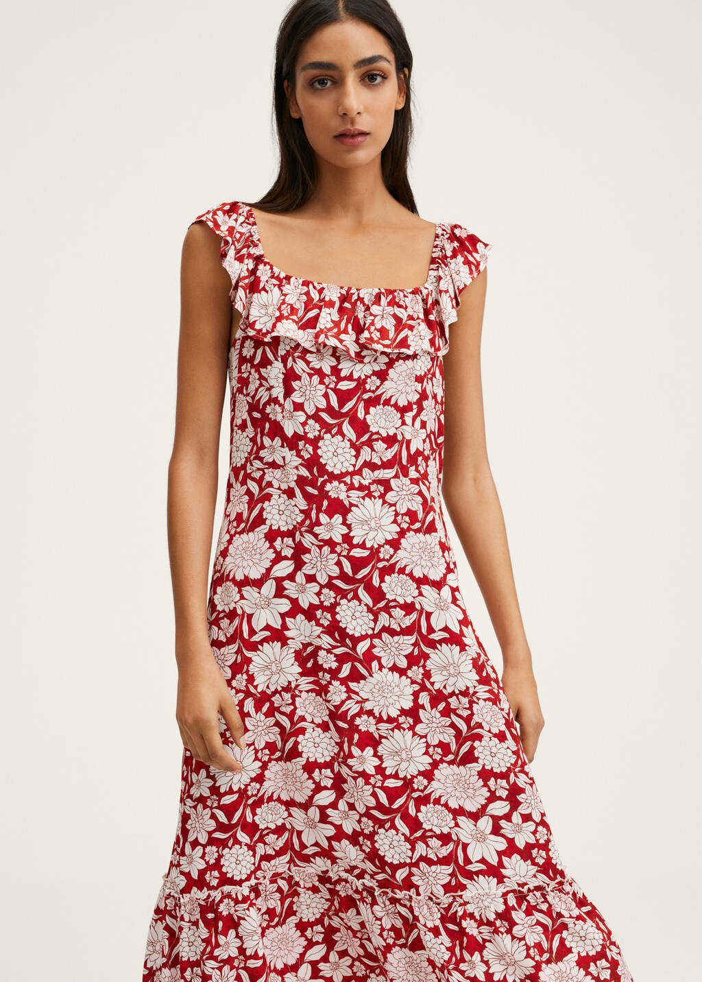 Floral print dress - Medium plane