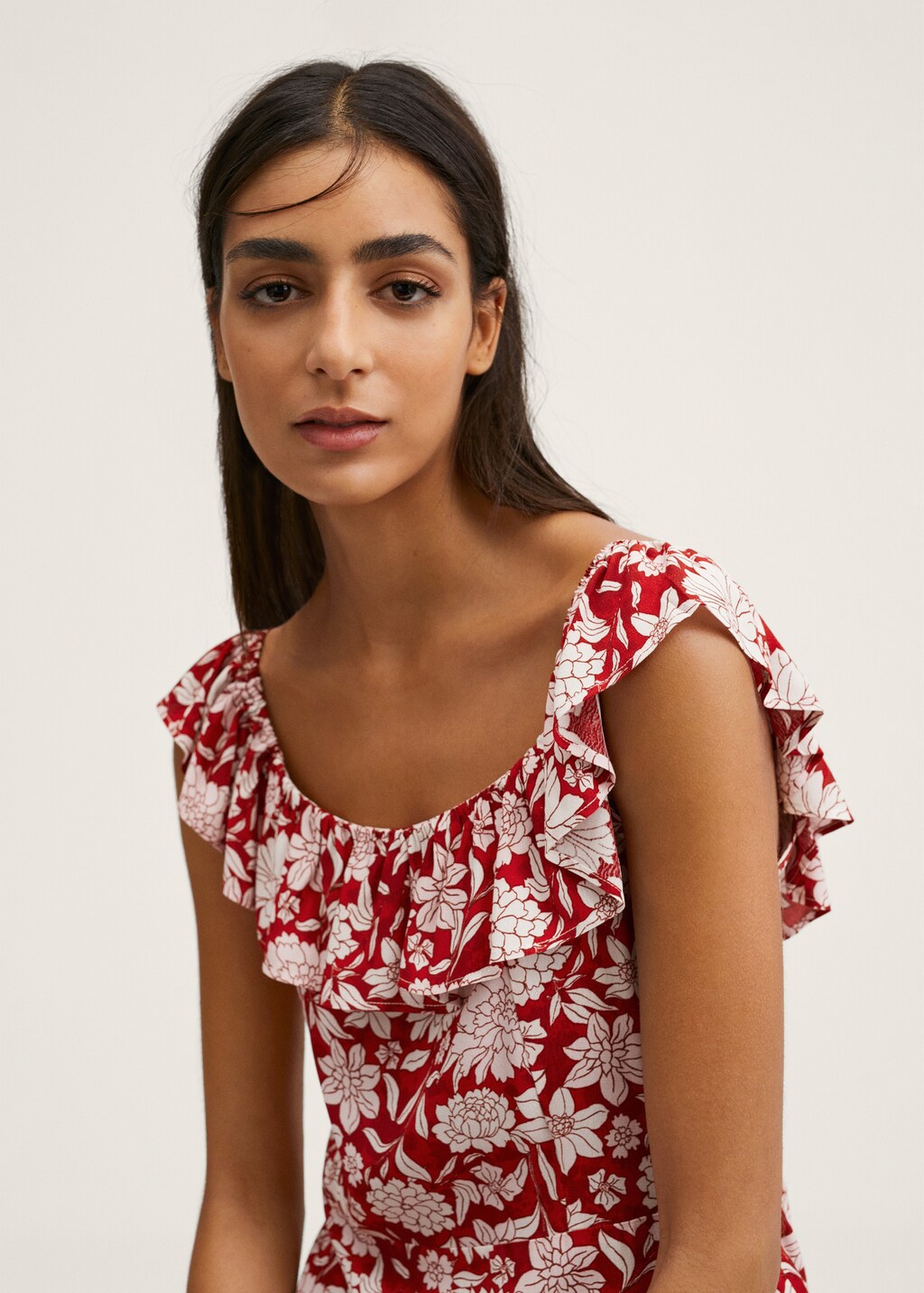 Floral print dress - Details of the article 1