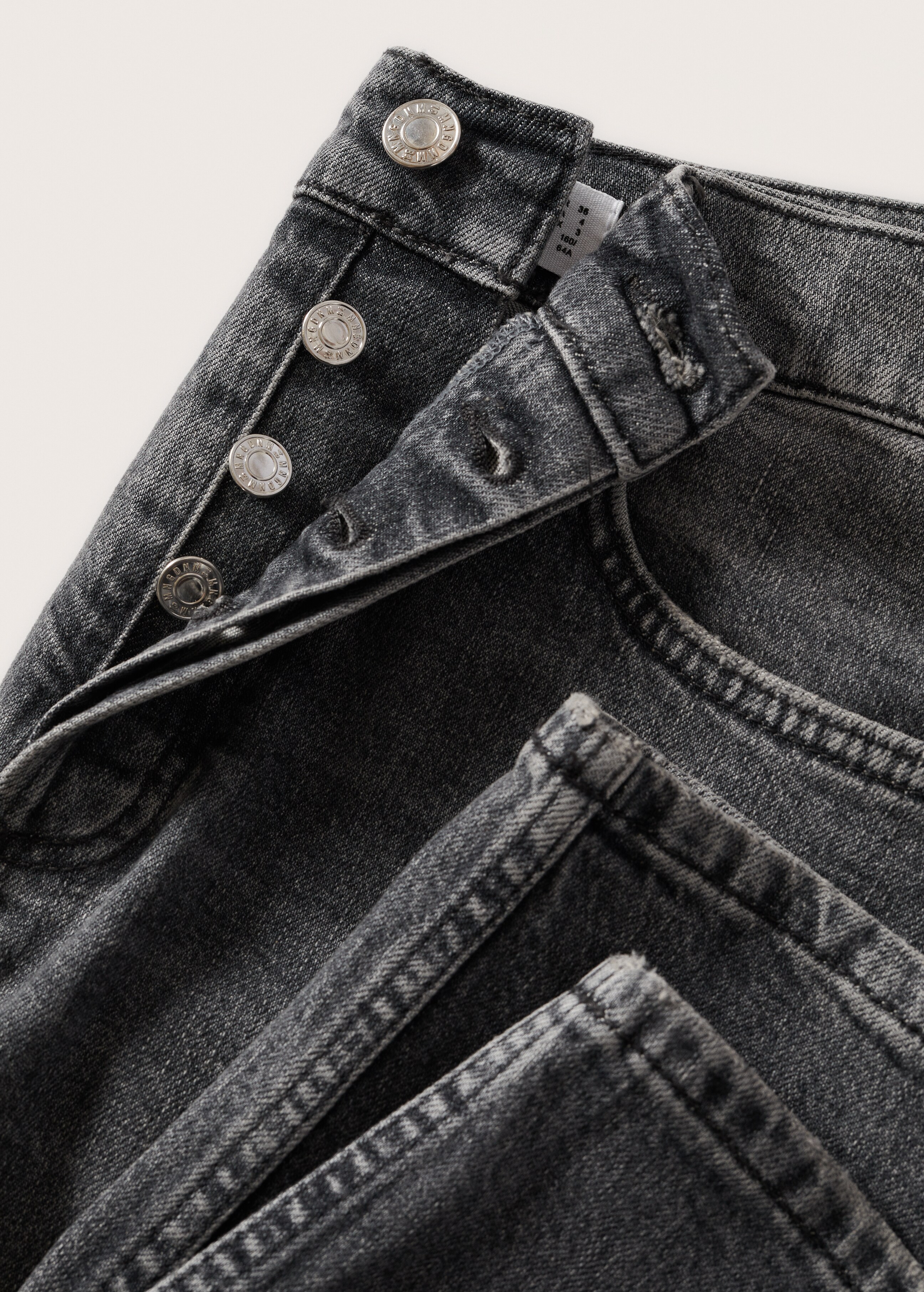Slim mid-rise cropped jeans - Details of the article 9