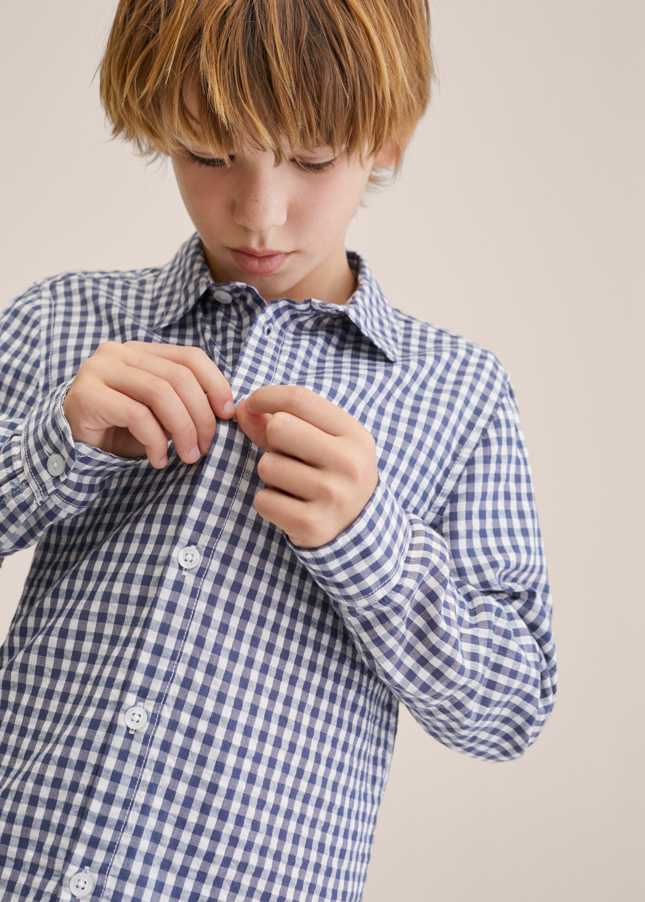 Gingham check shirt - Details of the article 2
