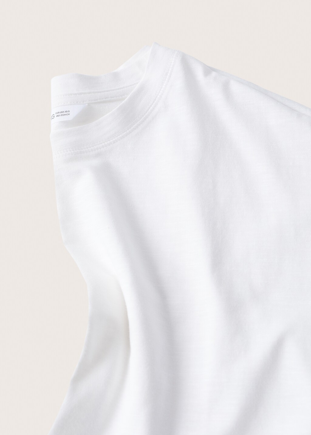 Katoenen crop T-shirt - Detail van het artikel 8