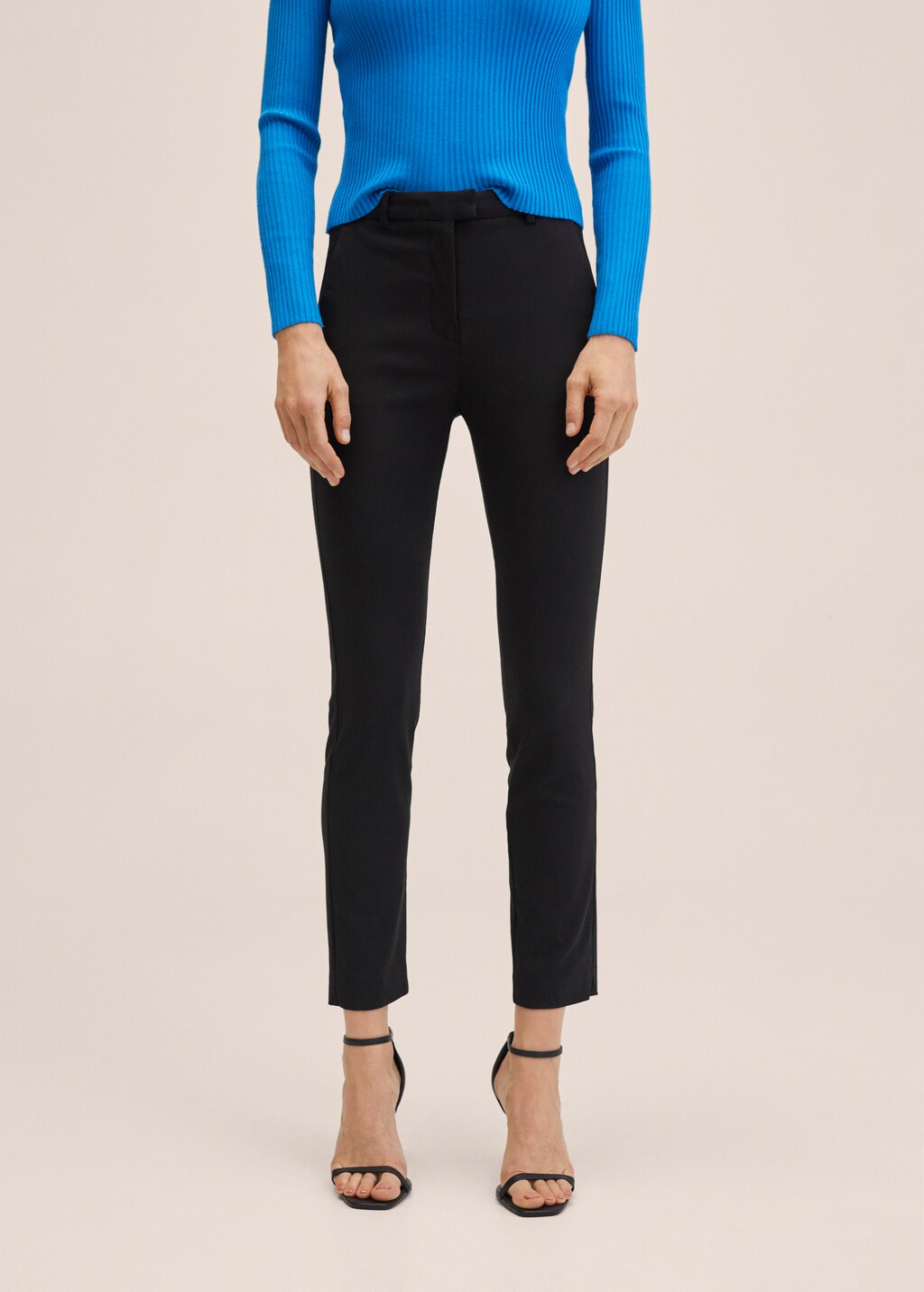 Crop skinny trousers - Medium plane