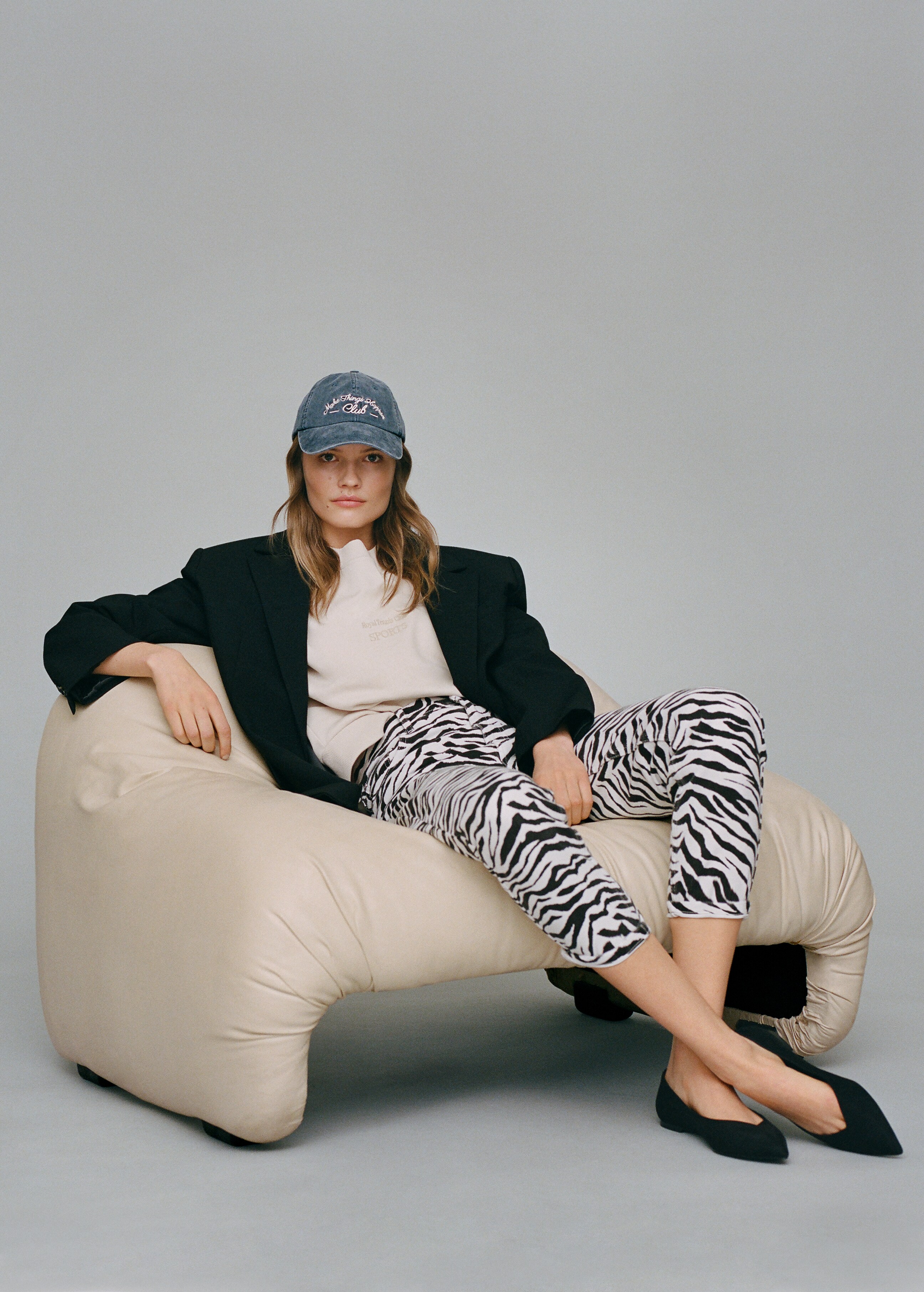Animal print Mum jeans - Details of the article 6