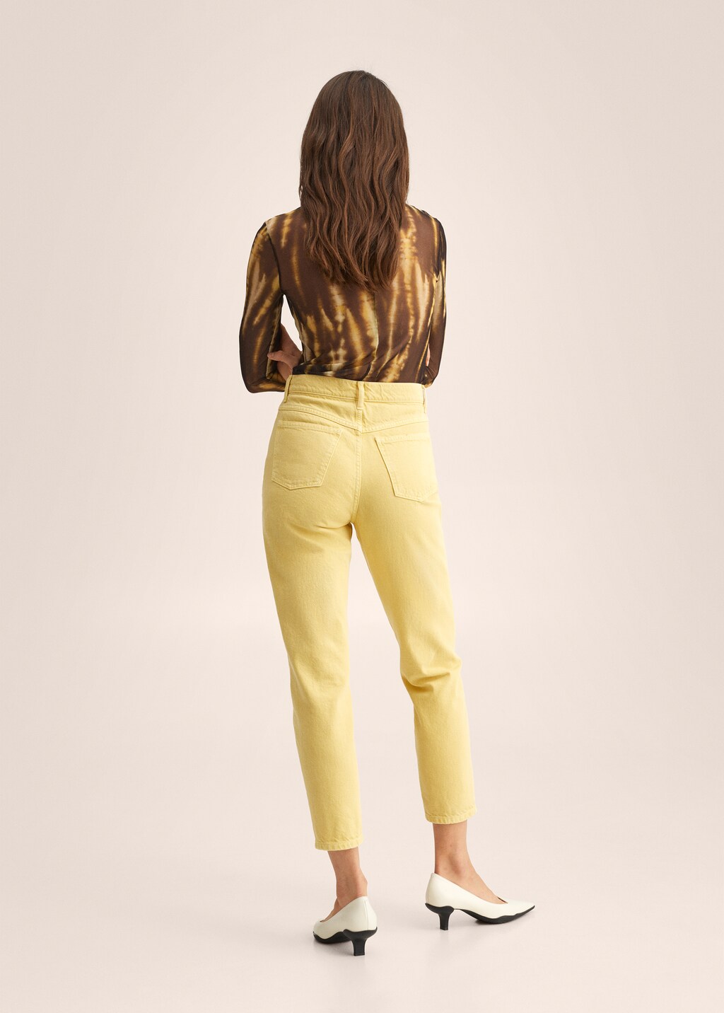 Mom high-waist jeans - Reverse of the article