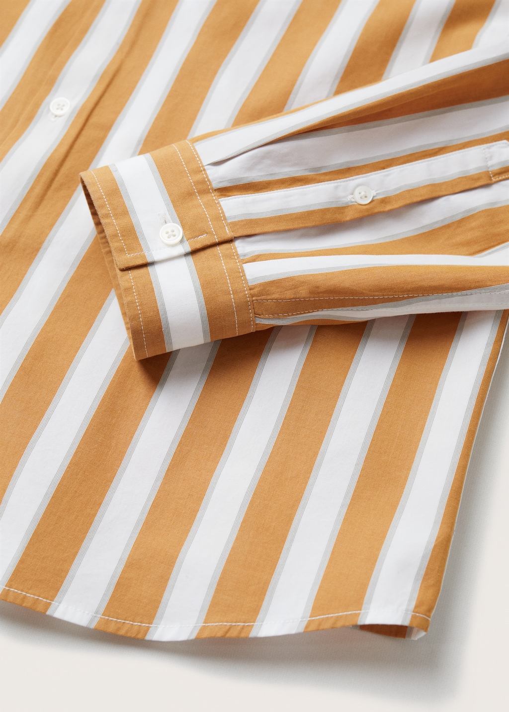 Striped slim-fit shirt - Details of the article 8