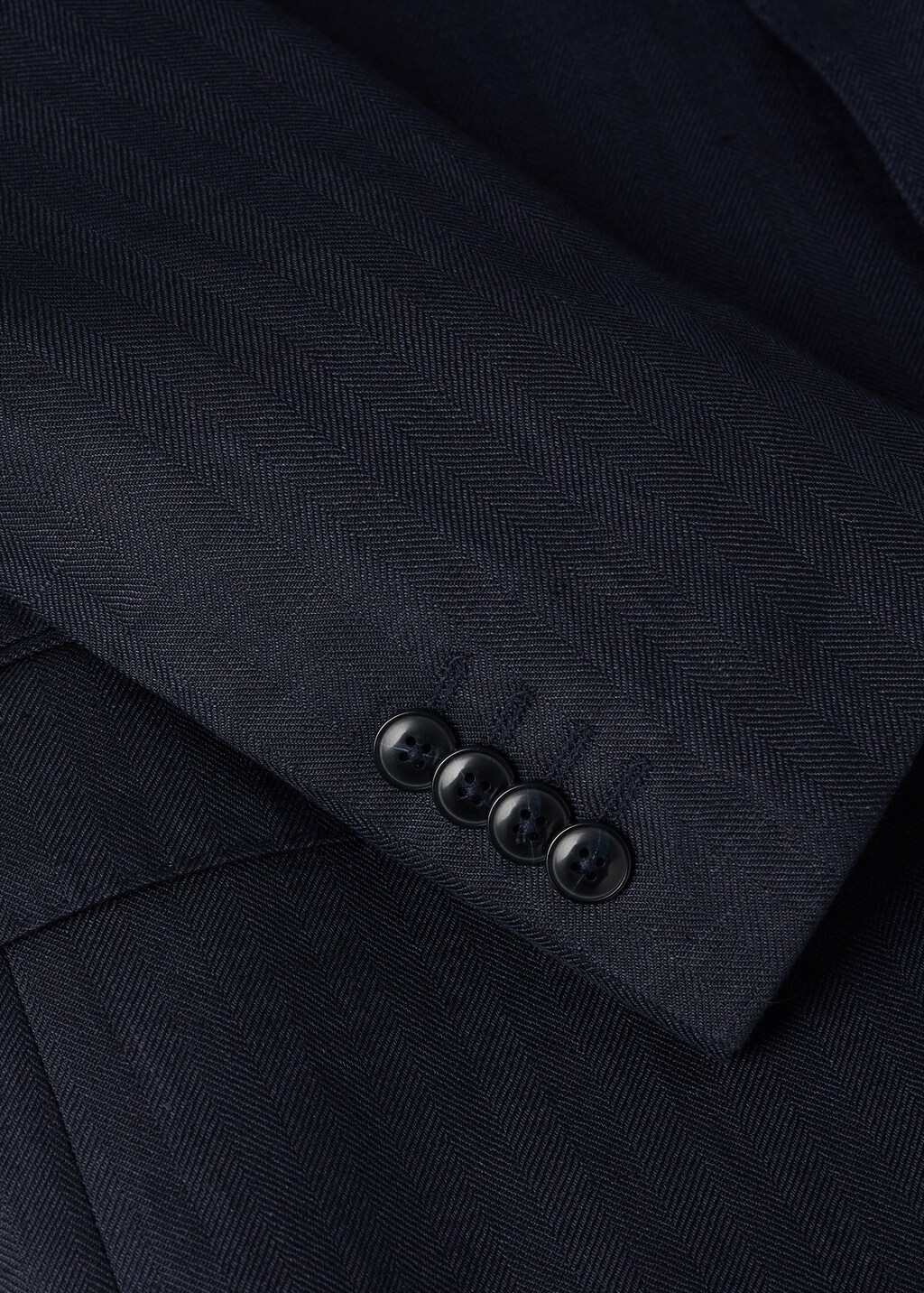 Slim fit linen suit blazer - Details of the article 7