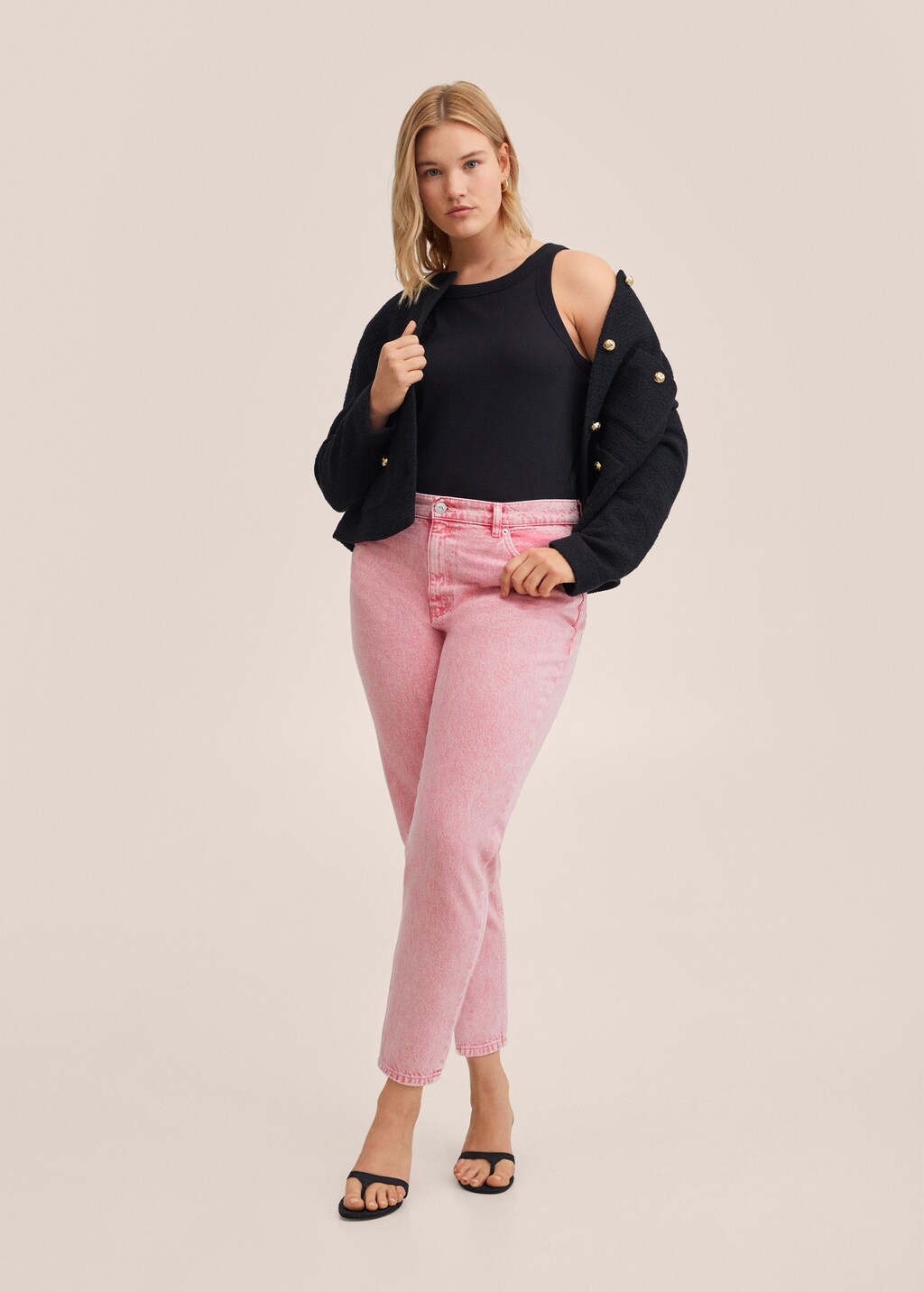 Mom high-waist jeans - Details of the article 3