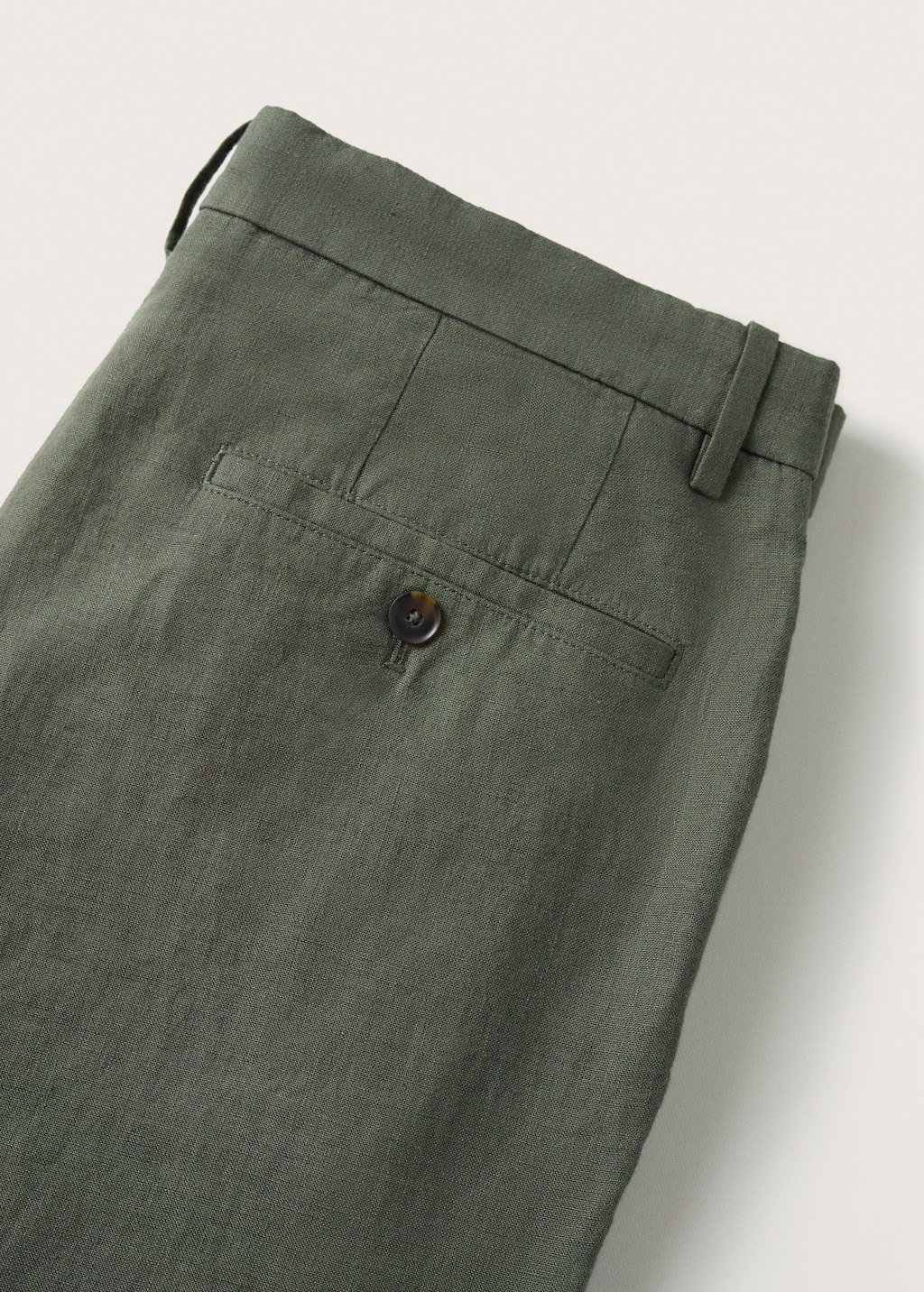 Slim fit linen pants - Details of the article 8