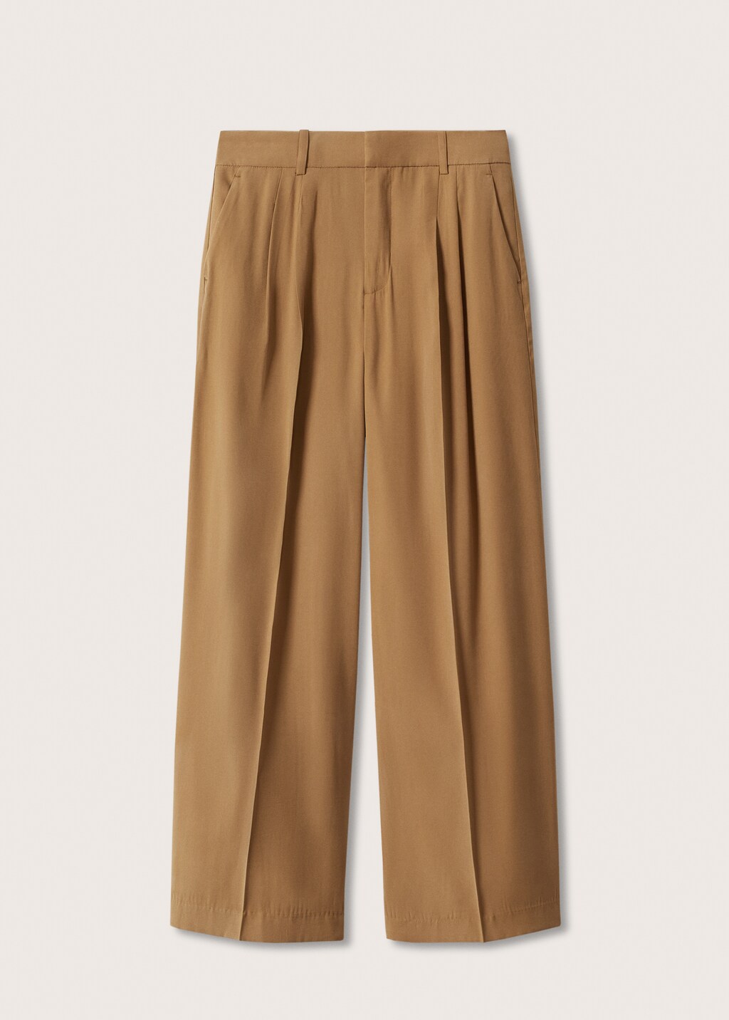 Wideleg pleated trousers - Article without model