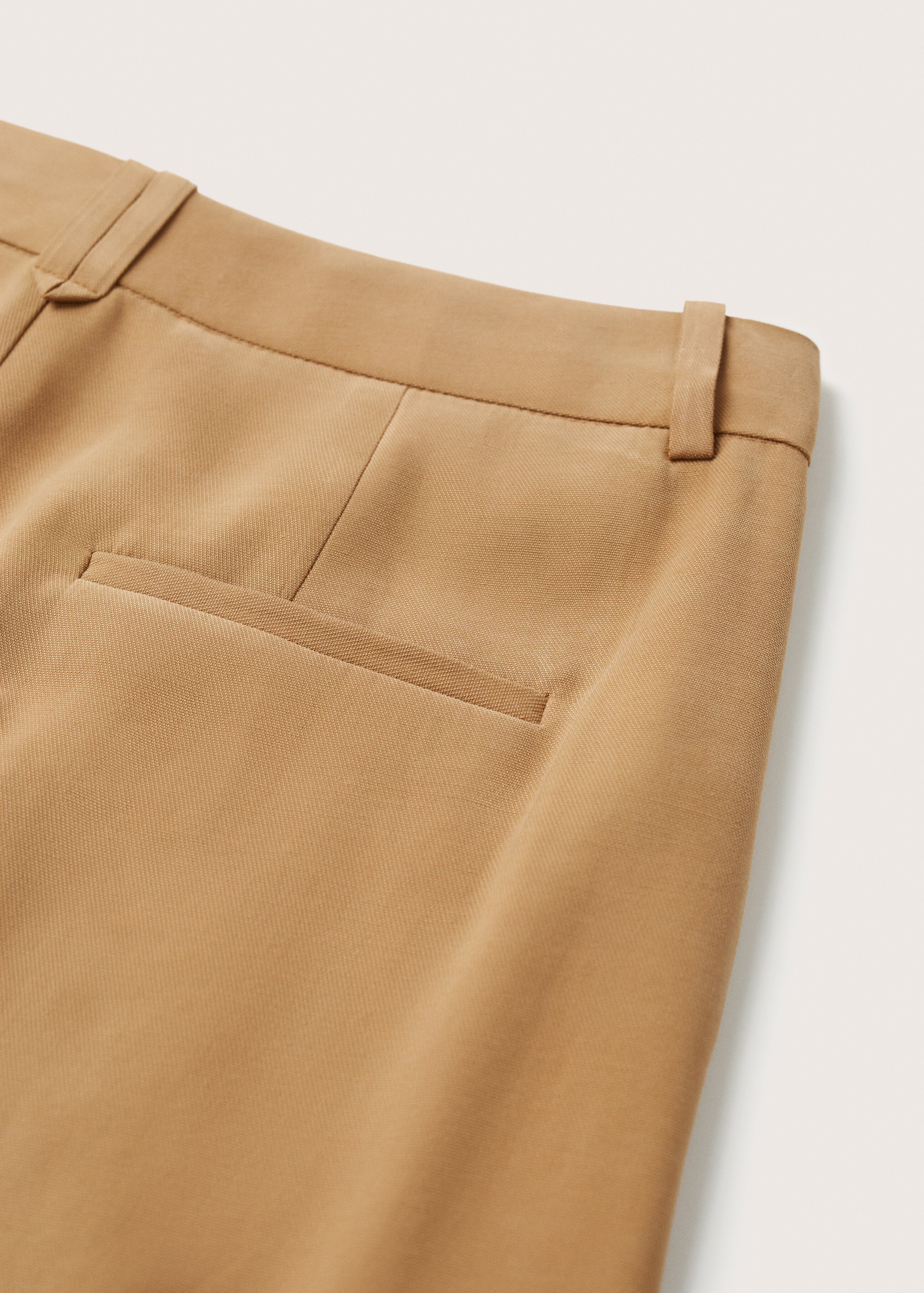 Wideleg pleated trousers - Details of the article 8