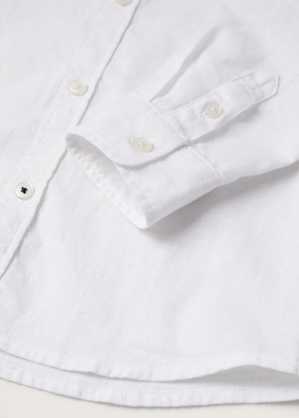 Cotton linen-blend shirt - Details of the article 8