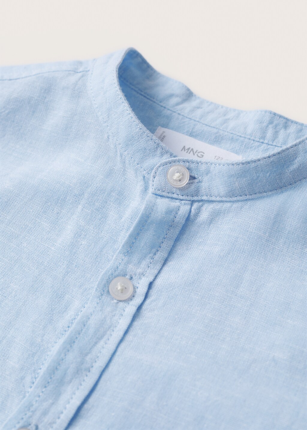 Cotton linen-blend shirt - Details of the article 8