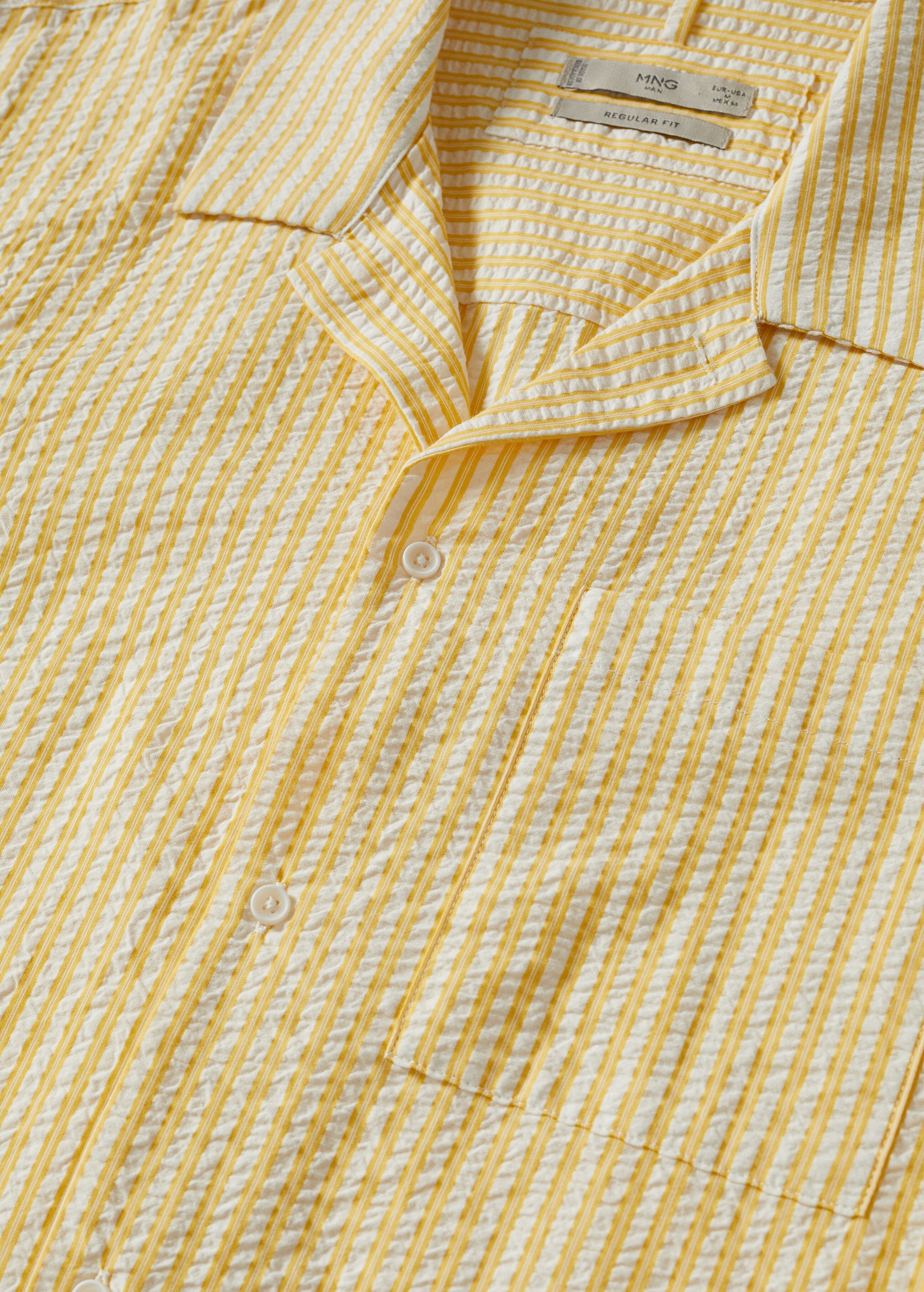 Seersucker-Hemd aus Baumwolle - Detail des Artikels 8