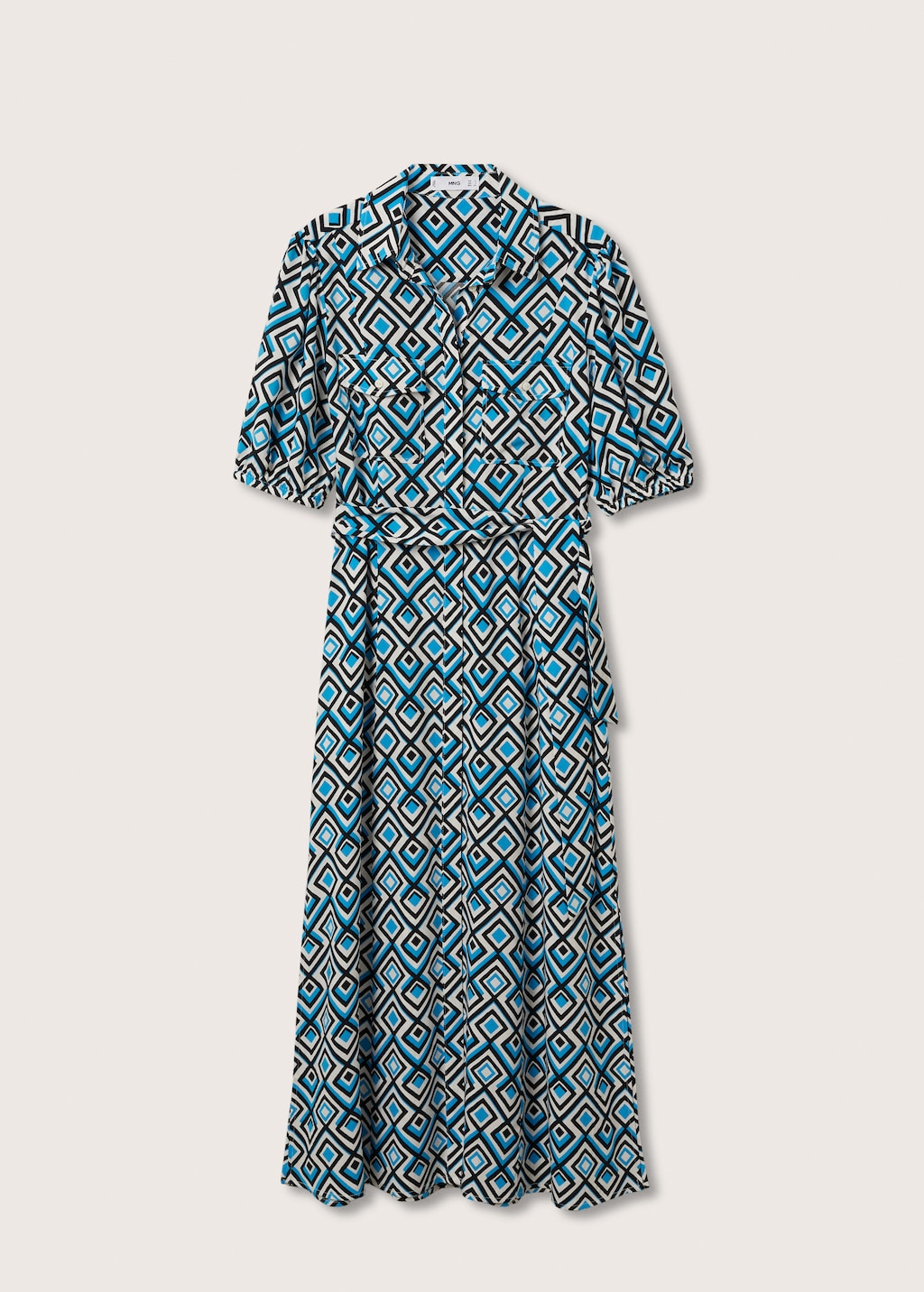 Printed shirt dress - Article without model