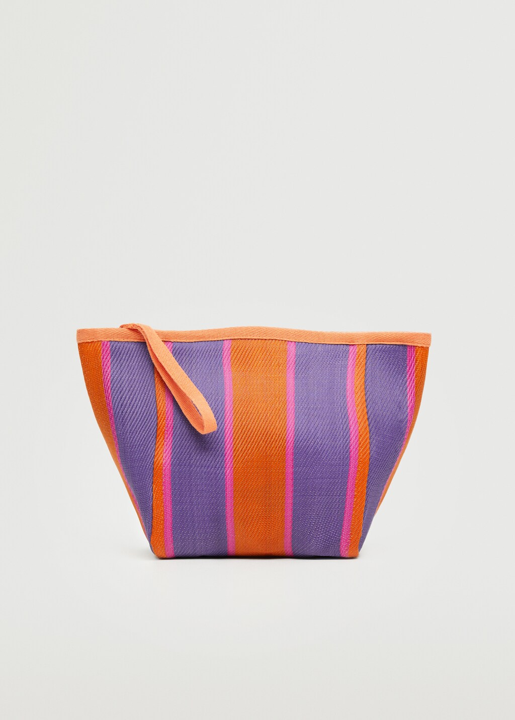 Striped cosmetic bag - Article without model