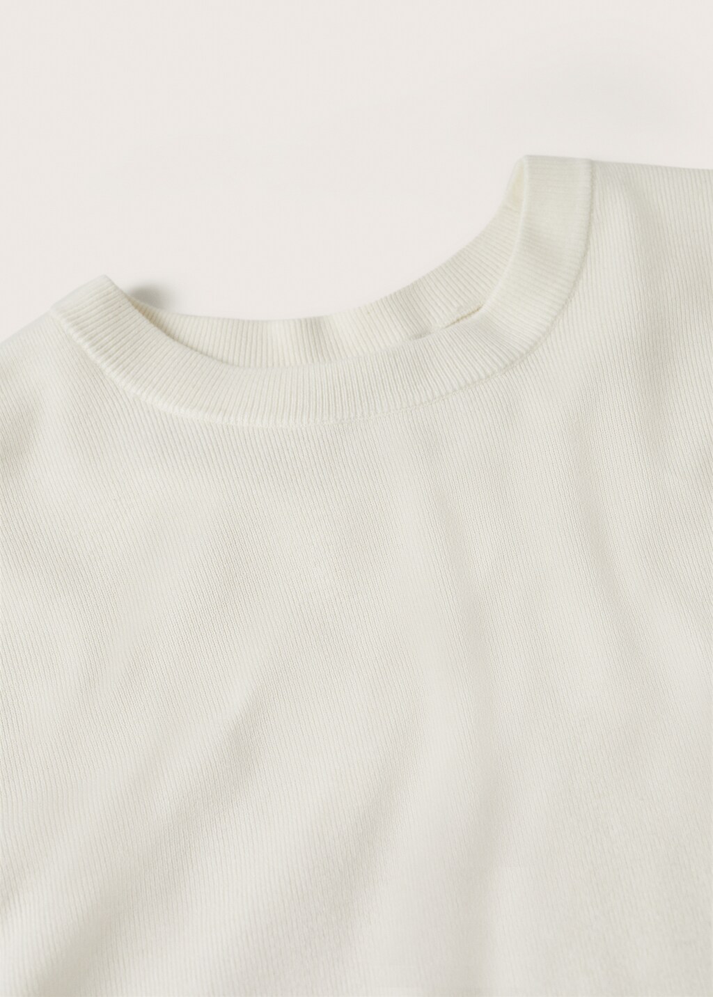 Knitted linen T-shirt - Details of the article 8