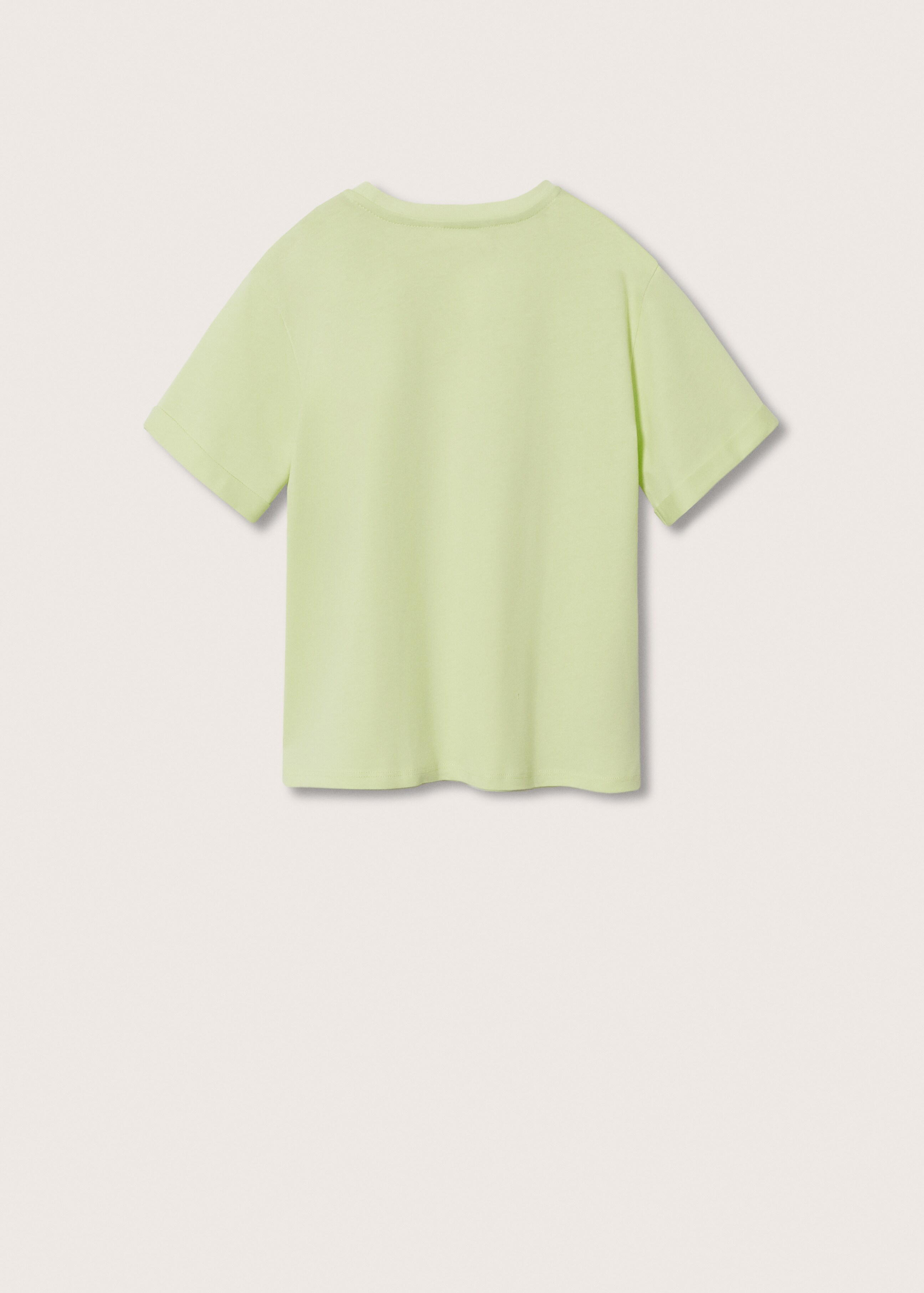 Bavlněné tričko s texturou - Zadní strana zboží