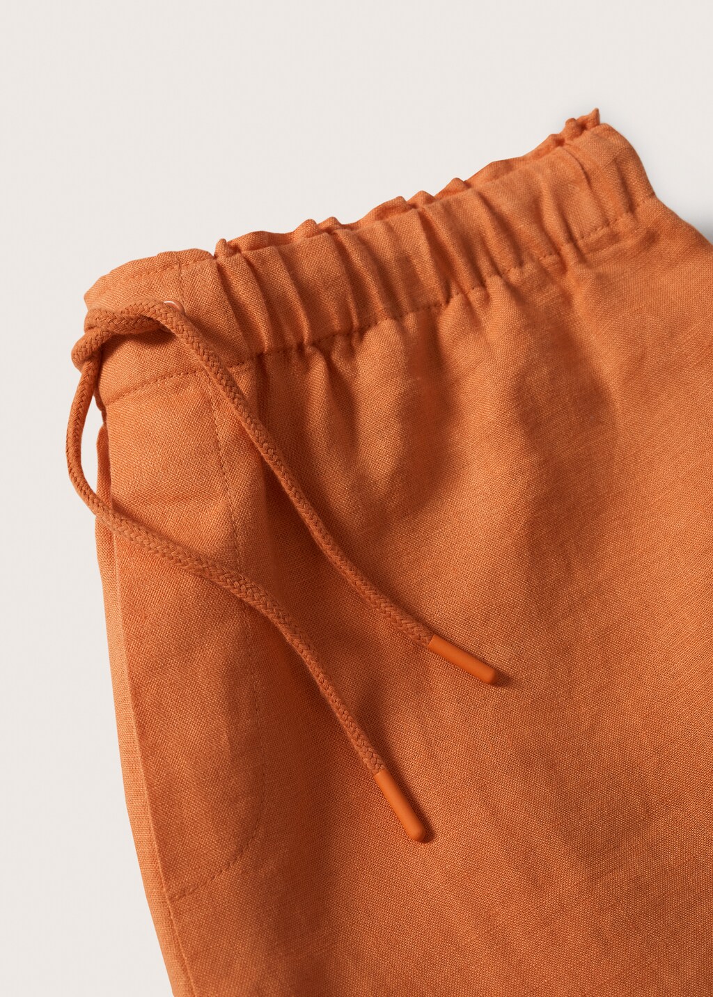 100% linen shorts - Details of the article 8