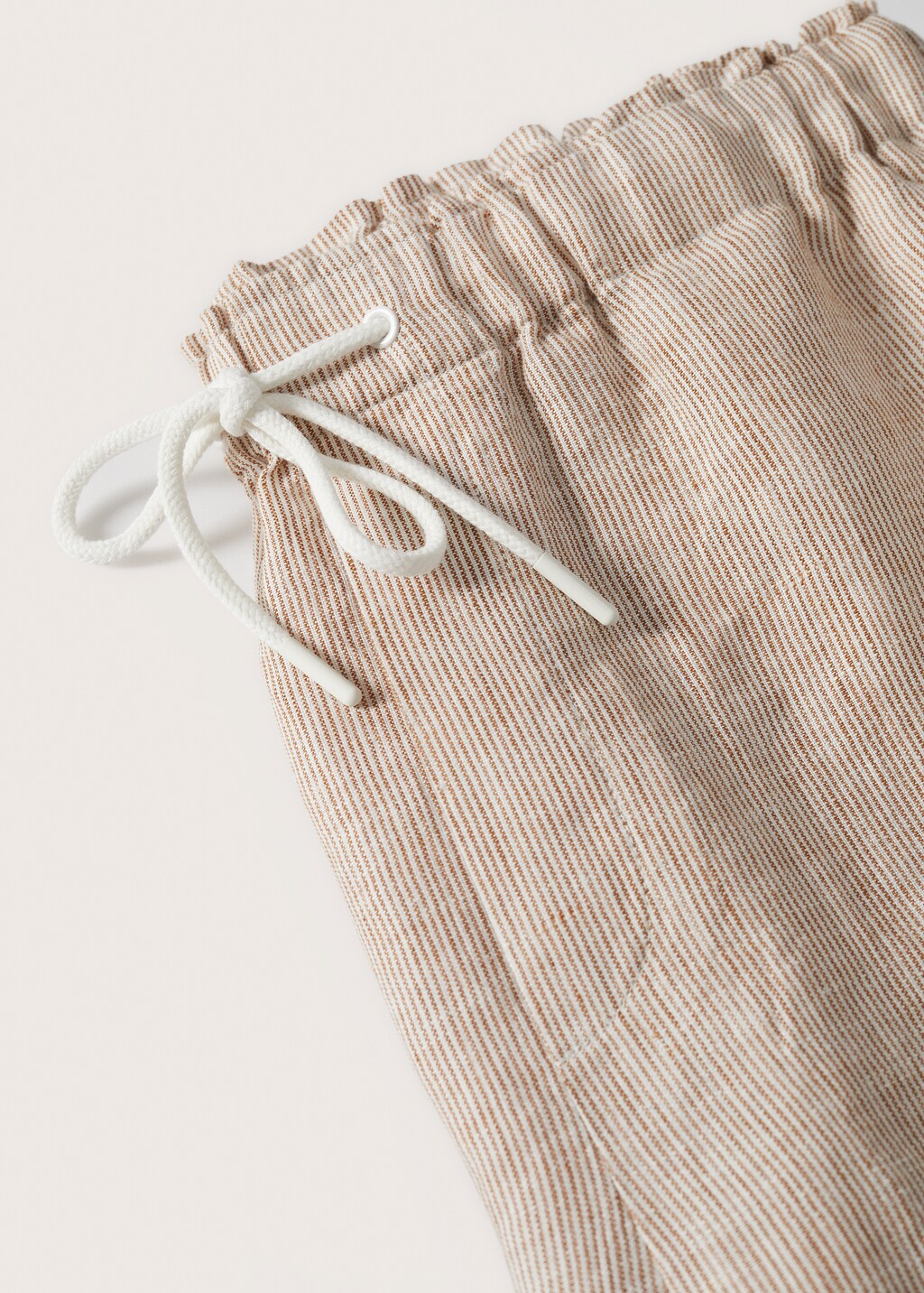 100% linen shorts - Details of the article 8