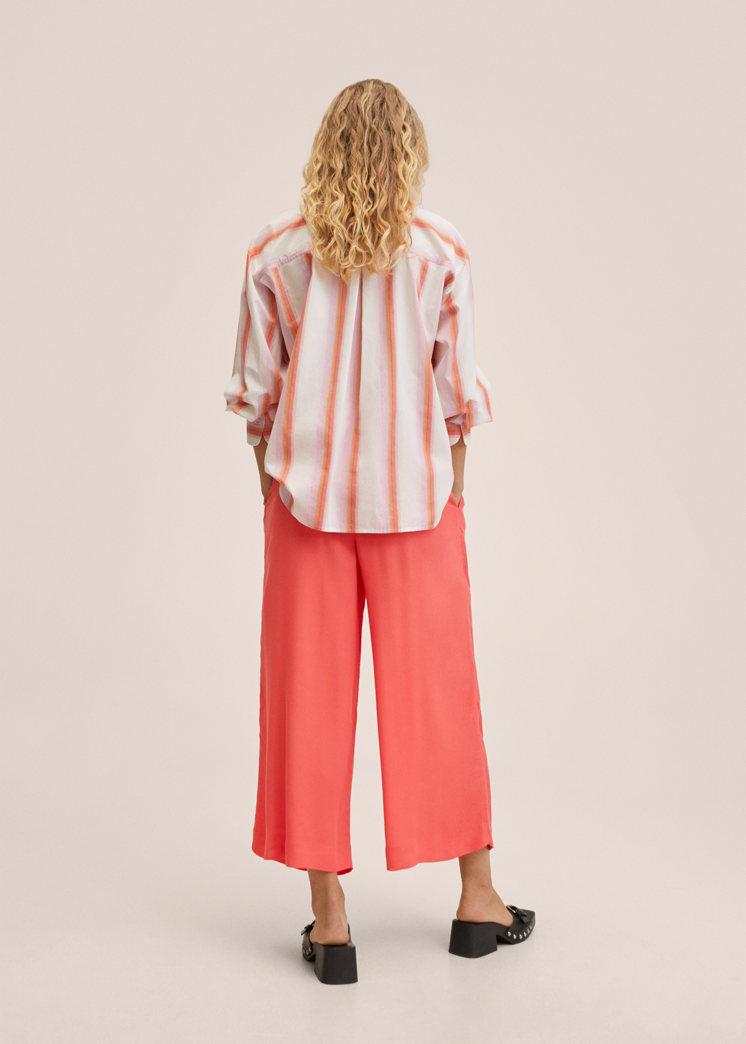  Fluid culotte trouser - Reverse of the article