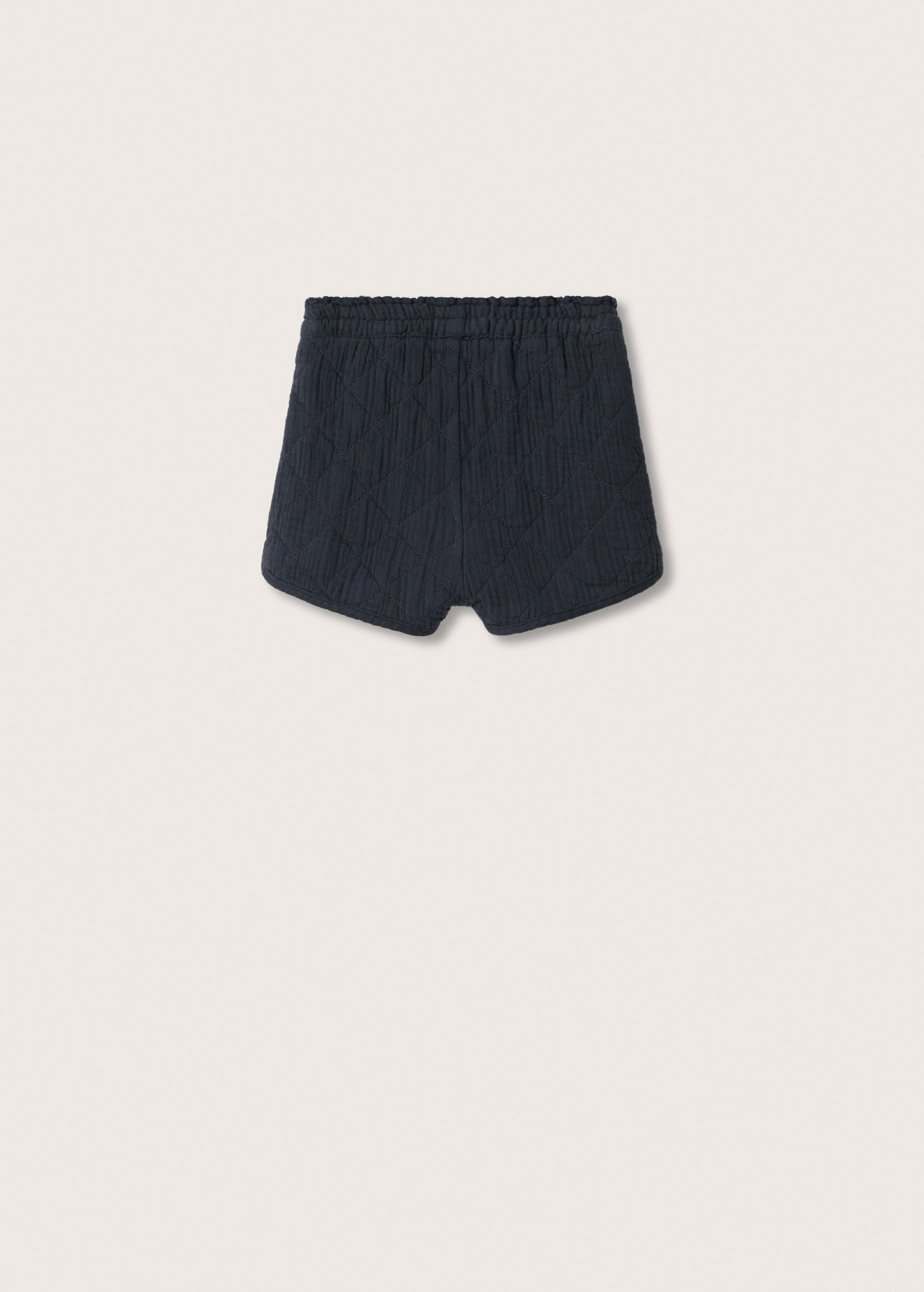 Cotton padded shorts - Reverse of the article