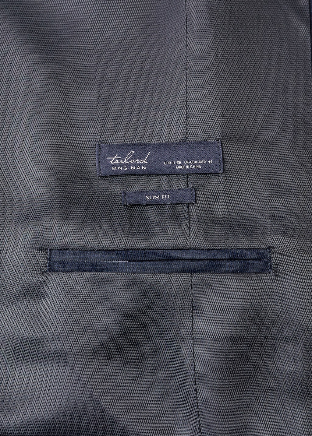 Slim-fit check suit vest - Details of the article 8