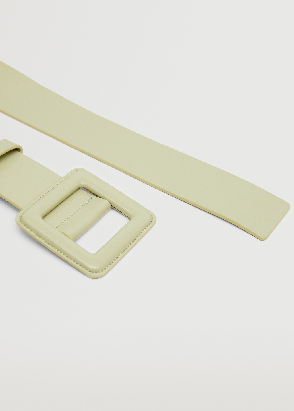 Square buckle belt - Medium plane